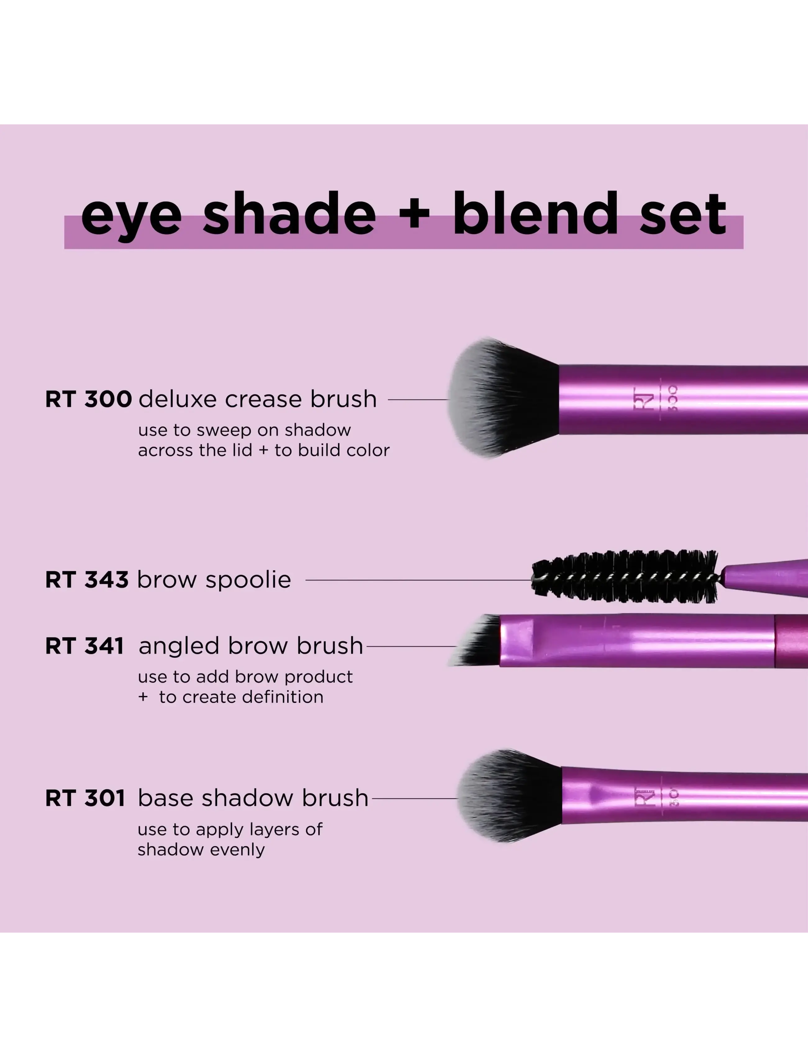 Real Techniques - Real Techniques Eye Shade + Blend - makeup - purple - 2