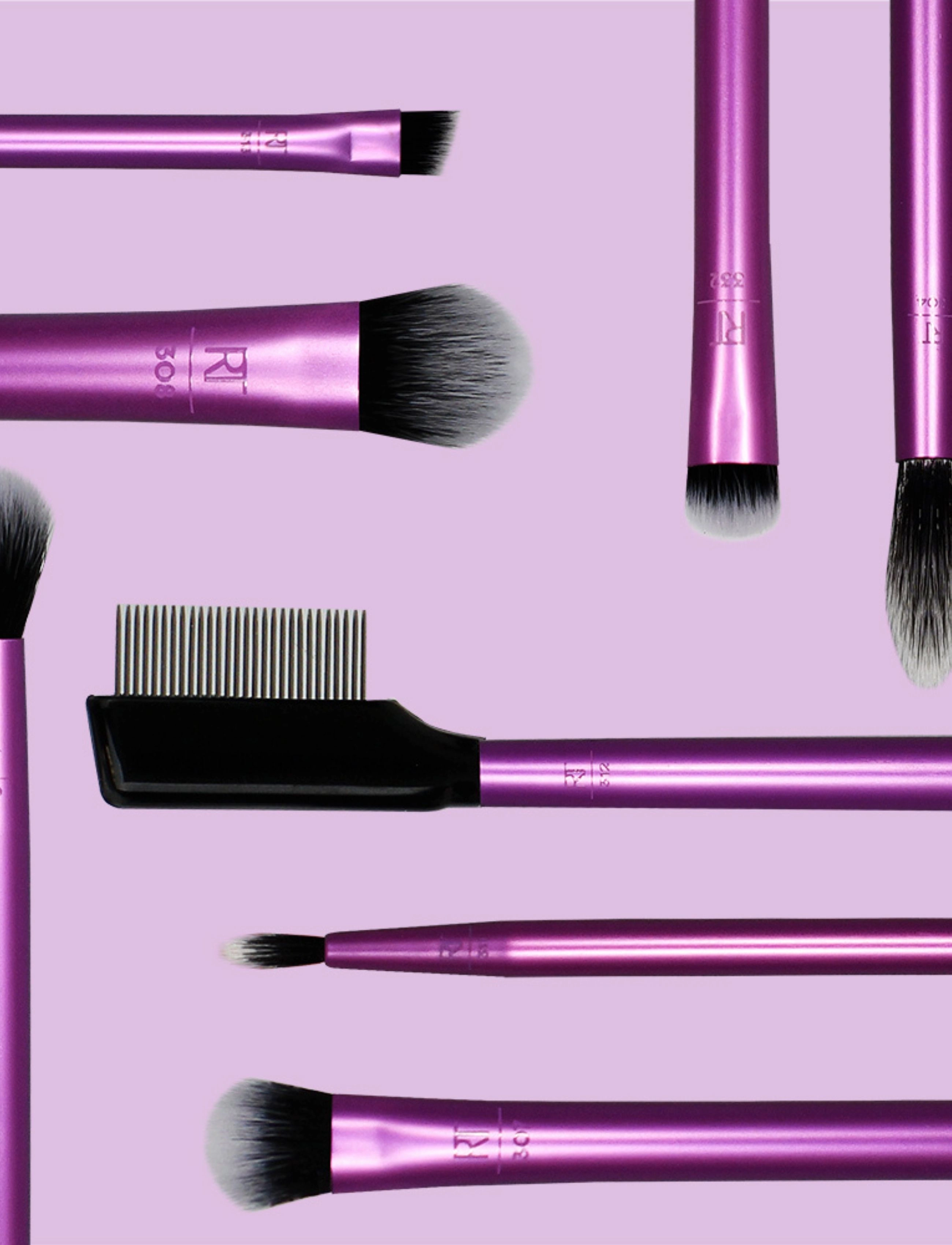 Real Techniques Real Techniques Everyday Eye Essentials, One Size, Purple, Makeup-Redskaber > Børstesæt, Dame