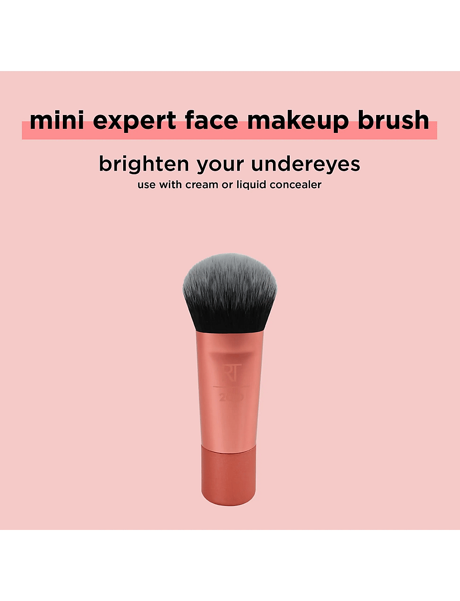 Real Techniques - Real Techniques Mini Expert Face Brush - smink - orange - 1