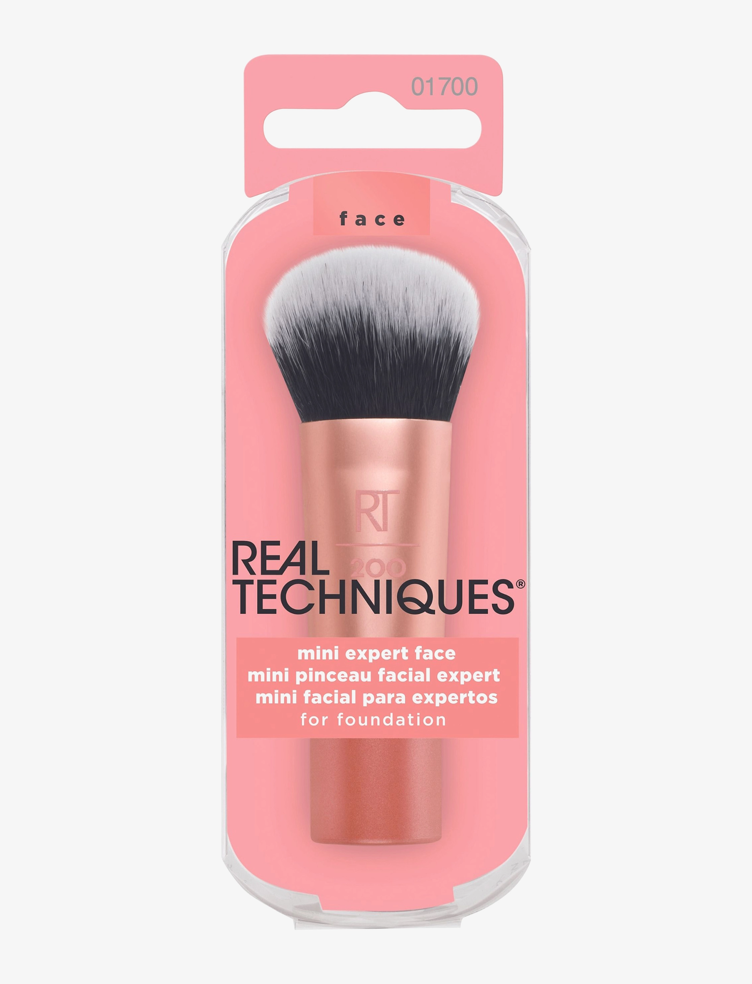 Real Techniques - Real Techniques Mini Expert Face Brush - sminke - orange - 1