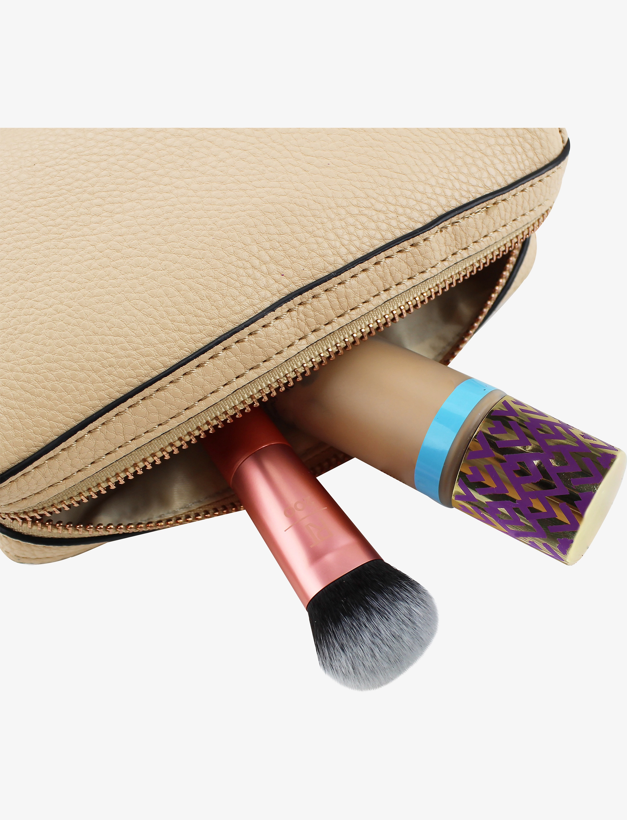 Real Techniques - Real Techniques Mini Expert Face Brush - sminke - orange - 2