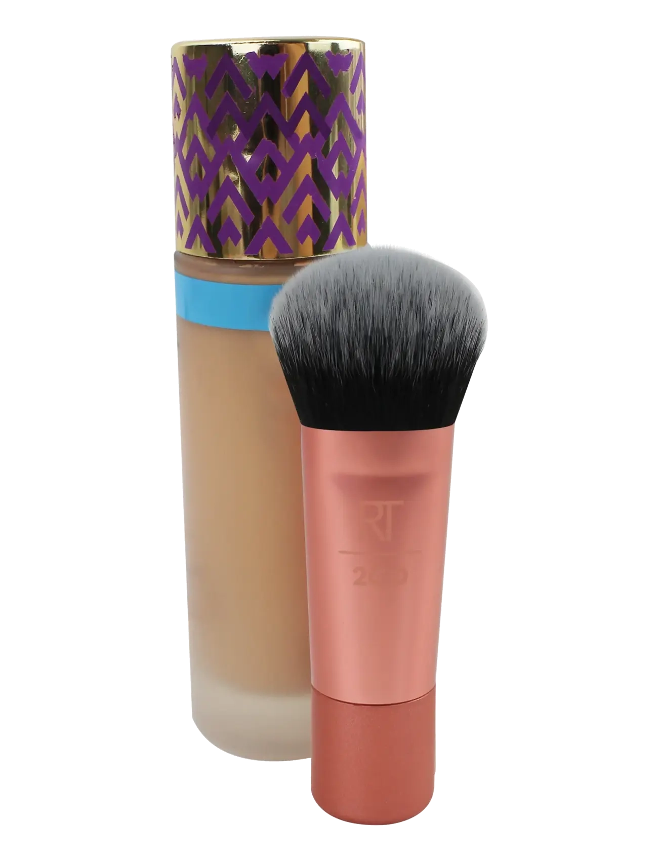 Real Techniques - Real Techniques Mini Expert Face Brush - makeup - orange - 5
