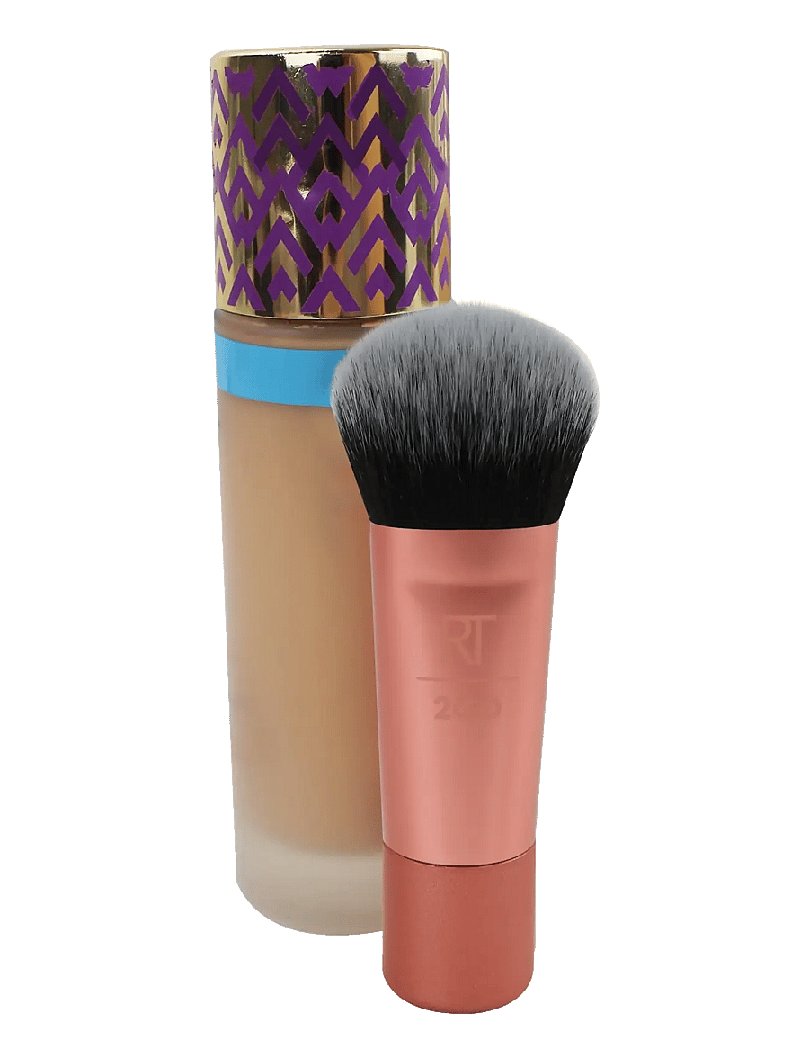 Real Techniques - Real Techniques Mini Expert Face Brush - smink - orange - 5