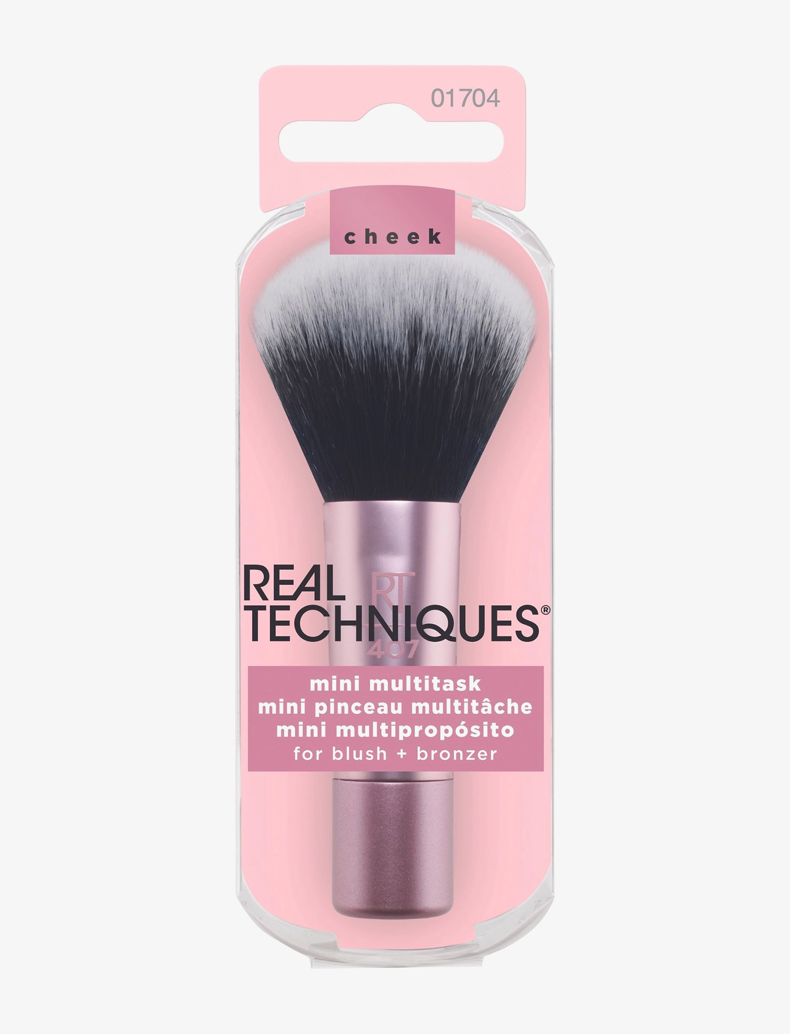 Real Techniques - Real Techniques Mini Multitask Brush - makeup - pink - 1
