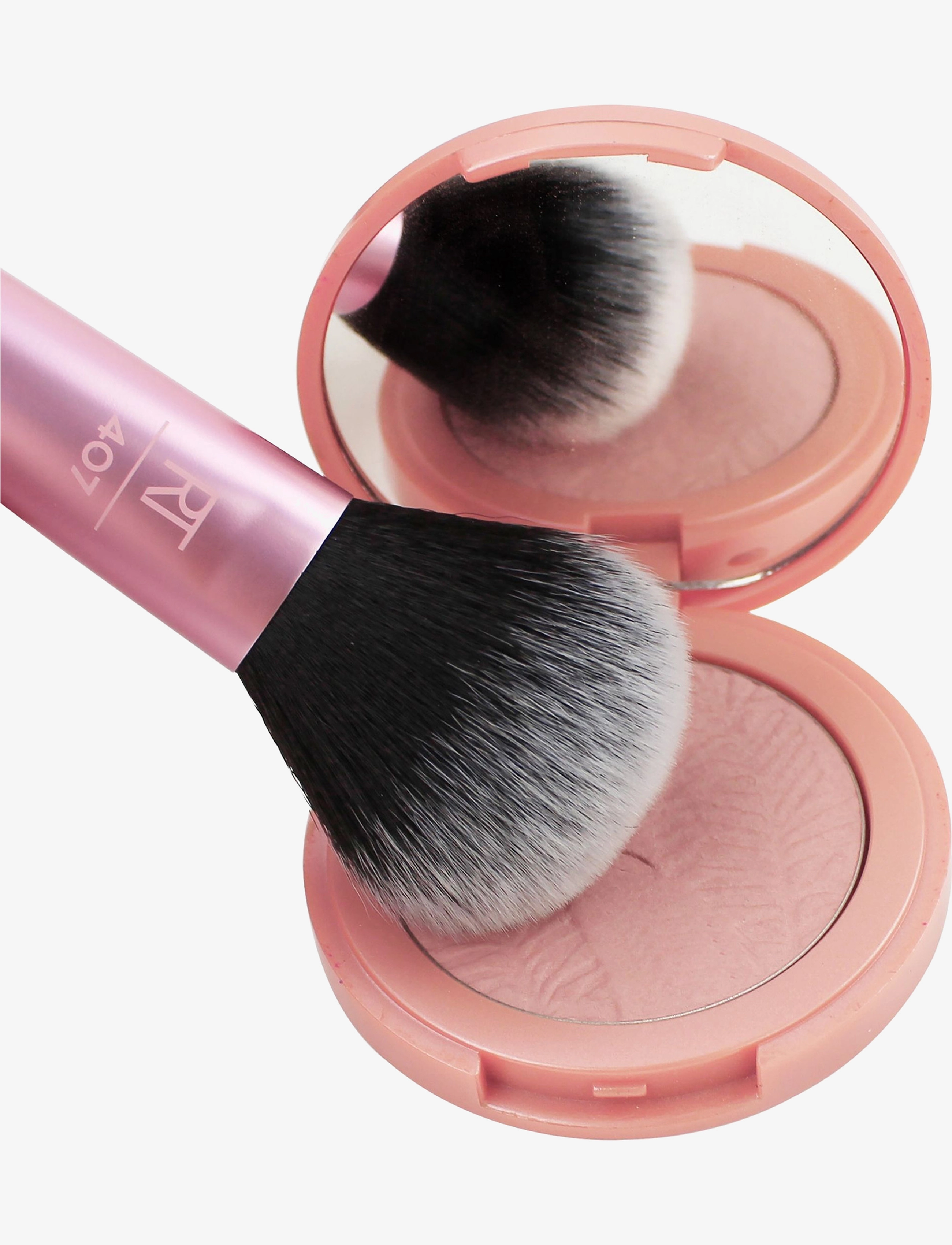 Real Techniques - Real Techniques Mini Multitask Brush - makeup - pink - 2