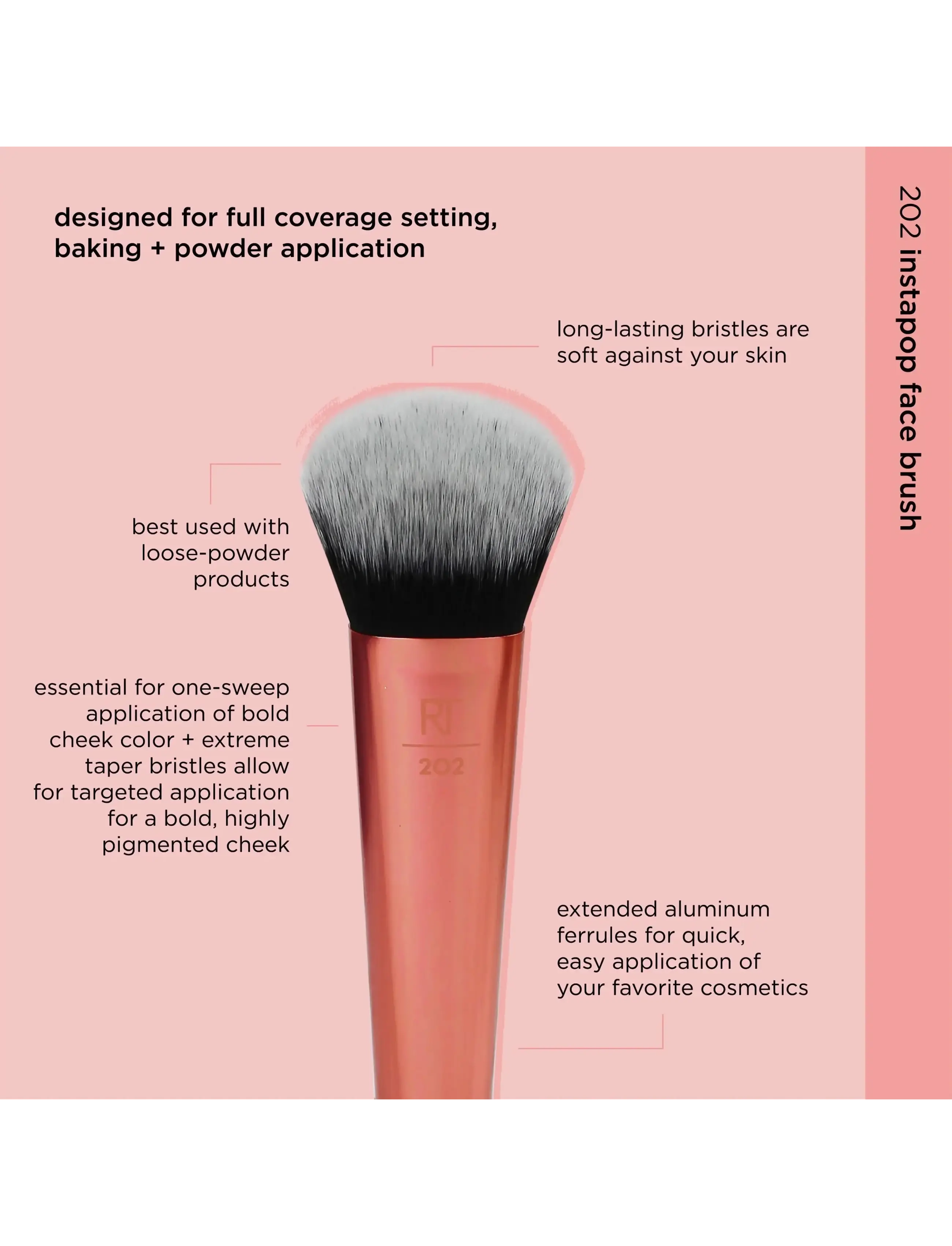 Real Techniques - Real Techniques Seamless Complexion Brush - makeup - no colour - 2