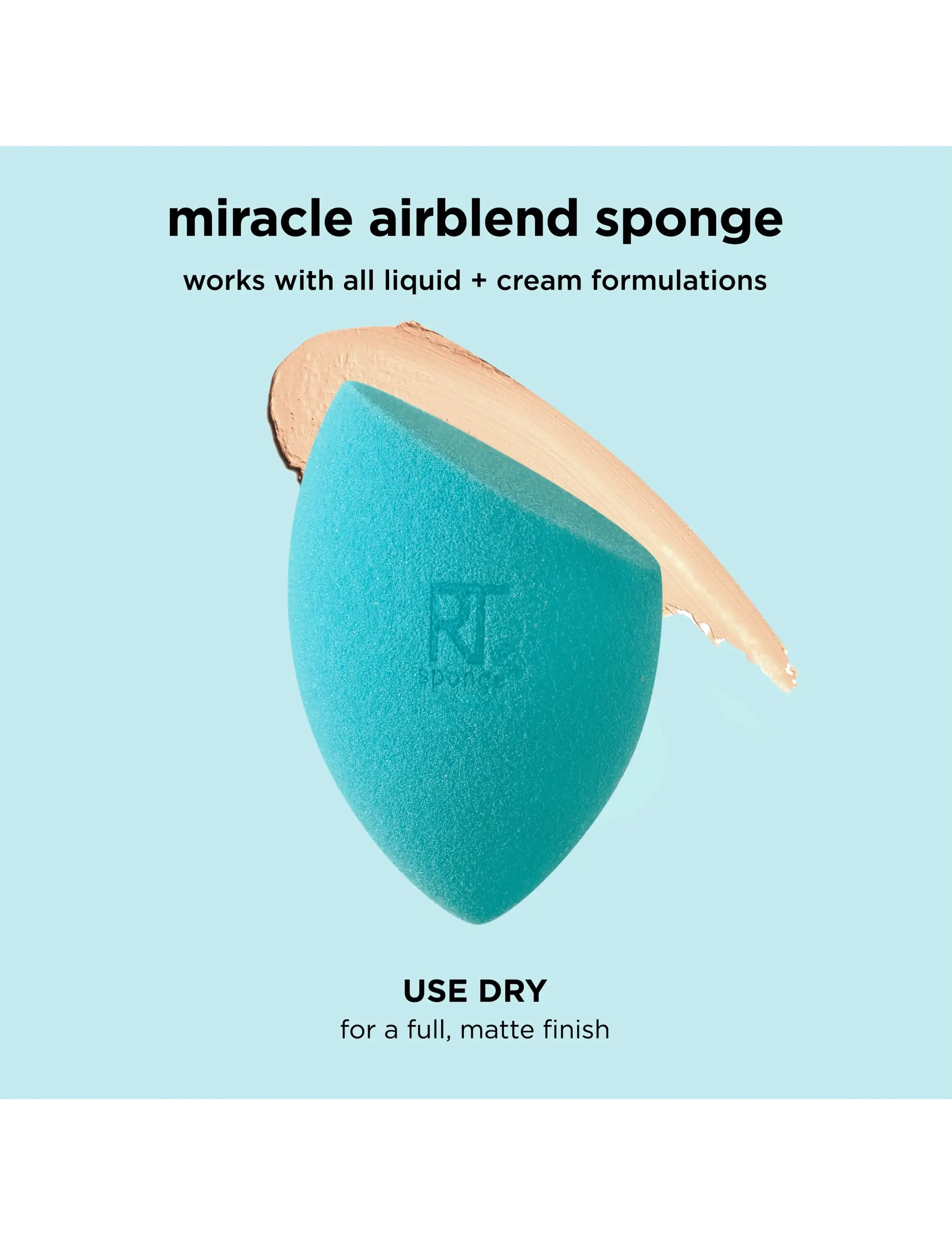 Real Techniques - Real Techniques Miracle AirBlend Sponge+ - makeup - no colour - 3