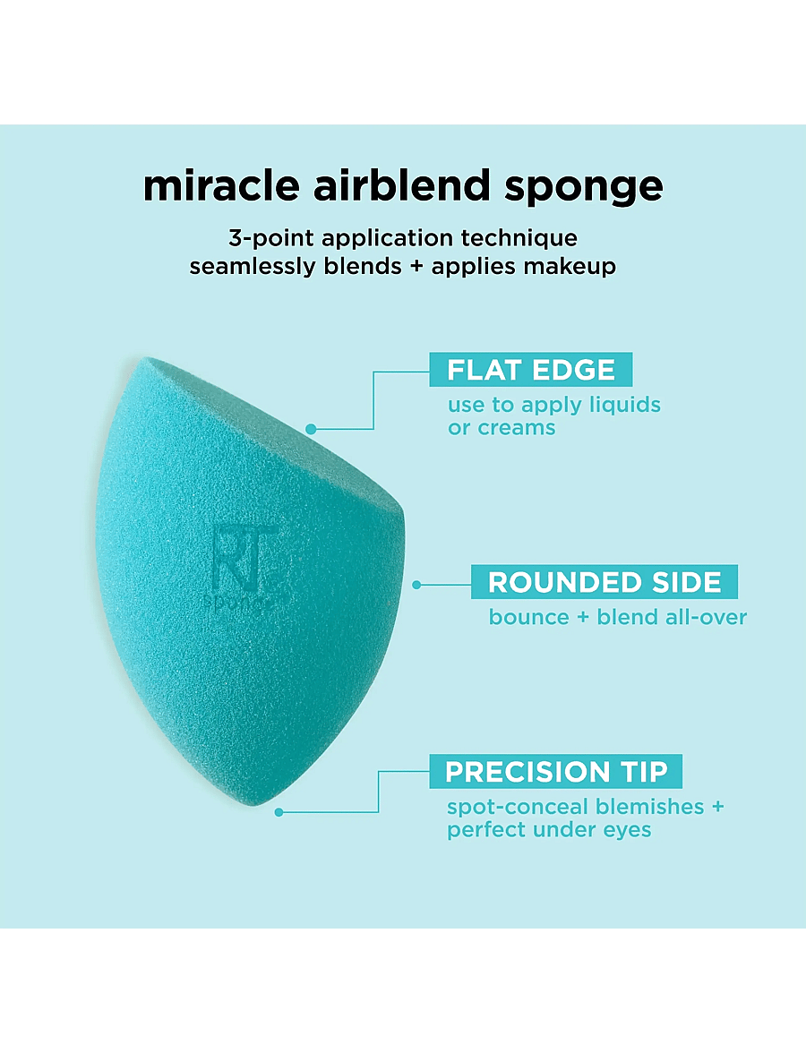 Real Techniques - Real Techniques Miracle AirBlend Sponge+ - makeup - no colour - 5