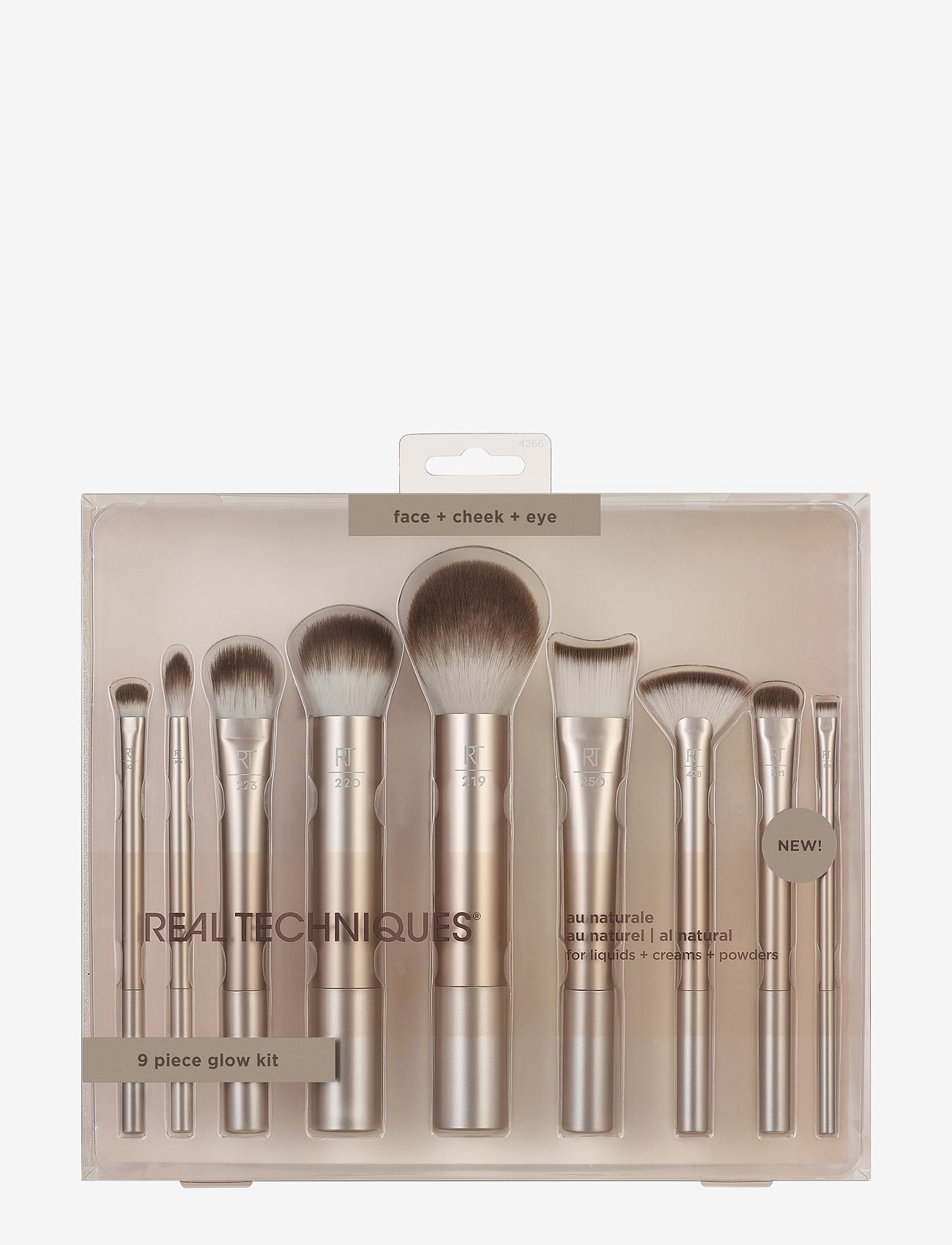 Real Techniques - Real Techniques Au Naturel Complete Brush Kit - til hende - no colour - 1