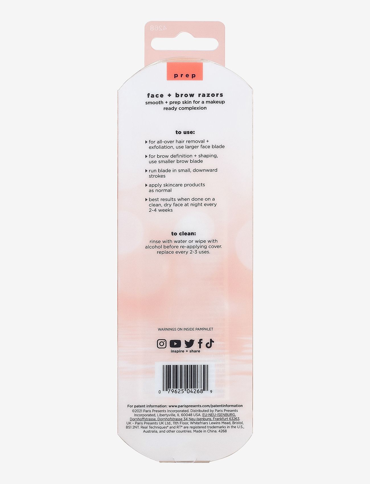 Real Techniques - Real Techniques Face and Brow Razors - barberskrabere - no colour - 2