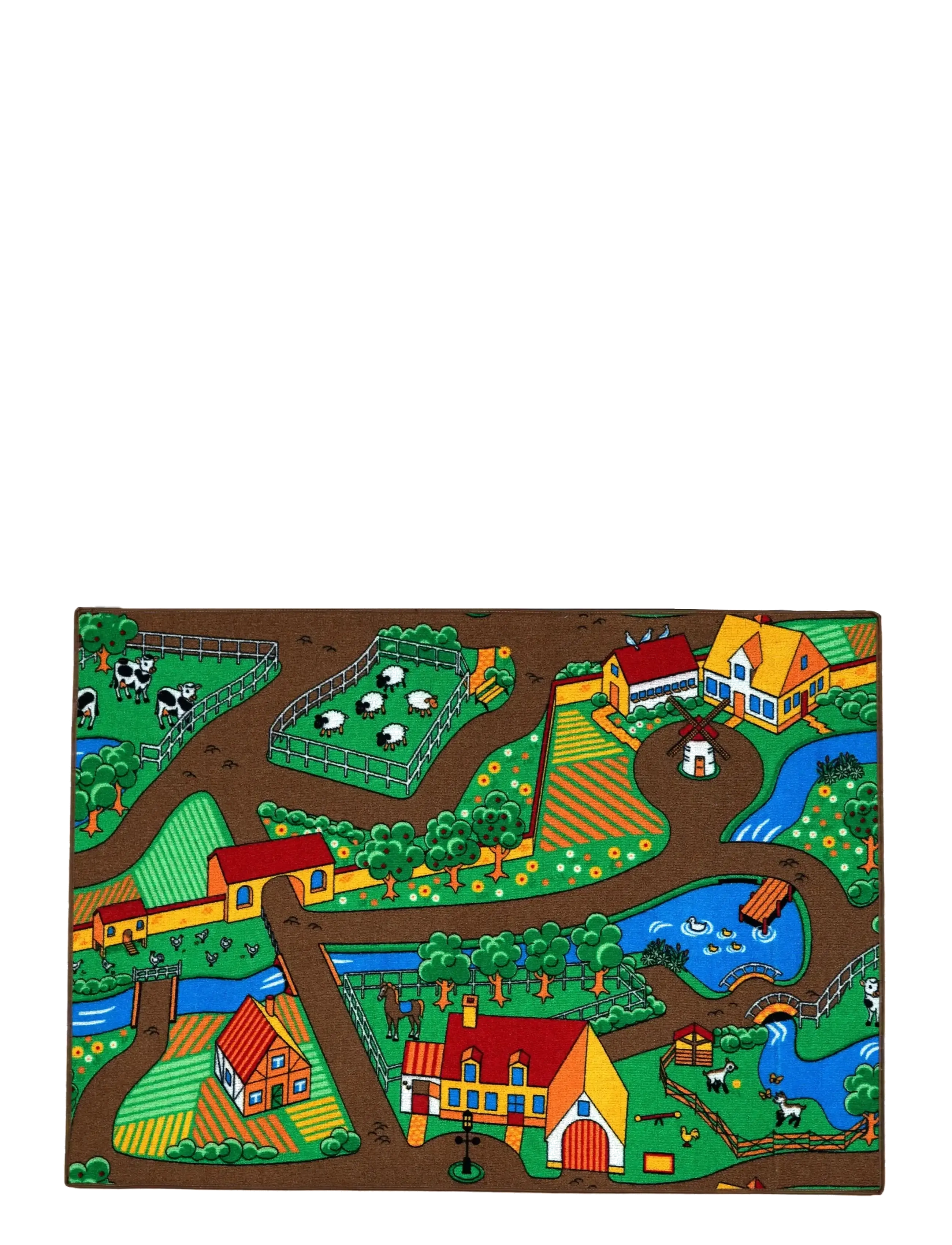 Rebel Roads Farm Life Playmat - 95 x 133 cm - Tæpper - MULTI COLOURED / multi