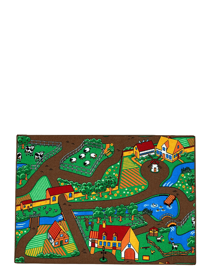 Rebel Roads - Farm Life Playmat - 95 x 133 cm - rektangulära mattor - multi coloured - 0
