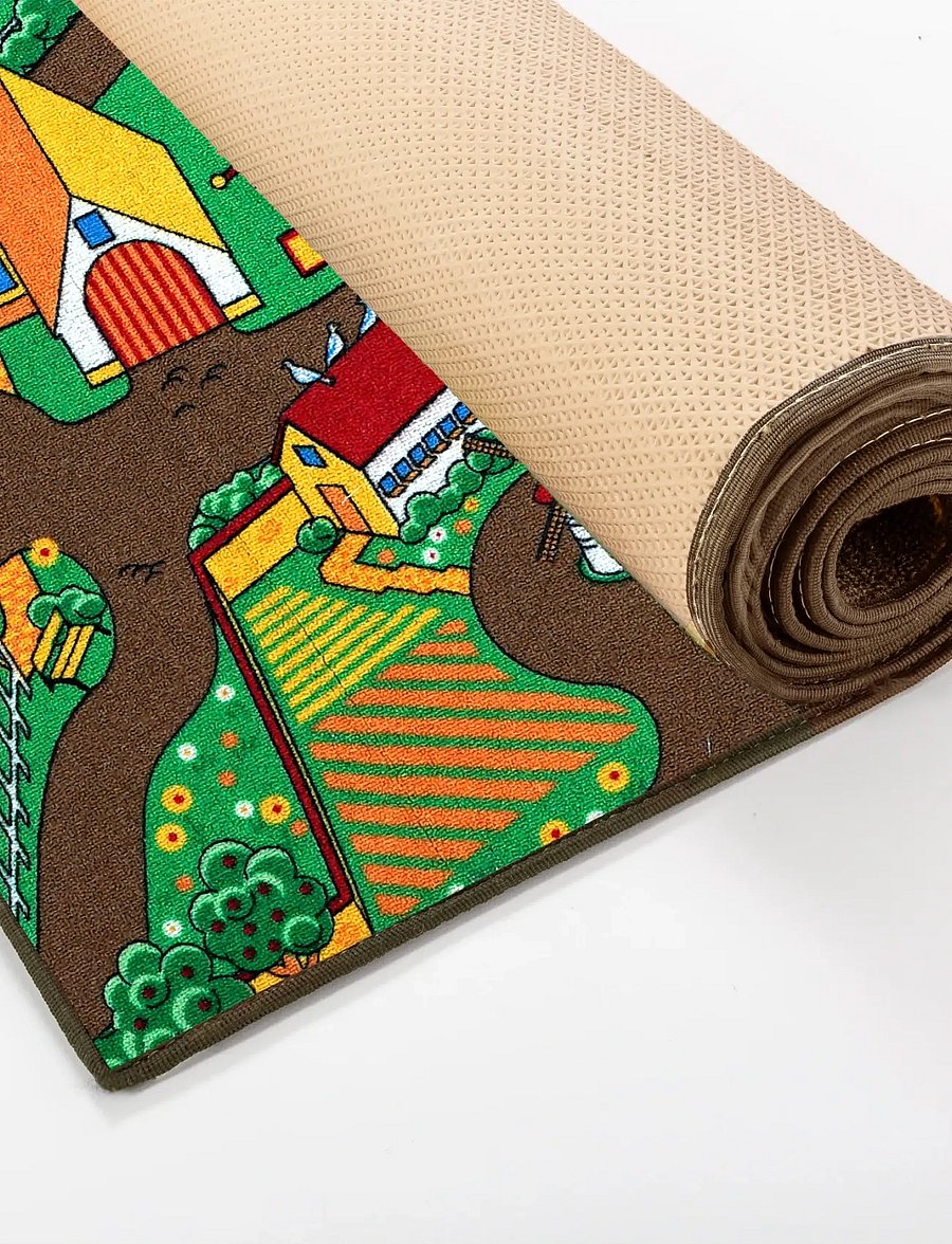 Rebel Roads - Farm Life Playmat - 95 x 133 cm - rektangulära mattor - multi coloured - 1