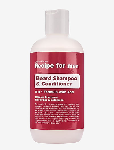 Recipe for Men Recipe Beard Shampoo & Conditioner - Skäggbalsam - CLEAR / undefined
