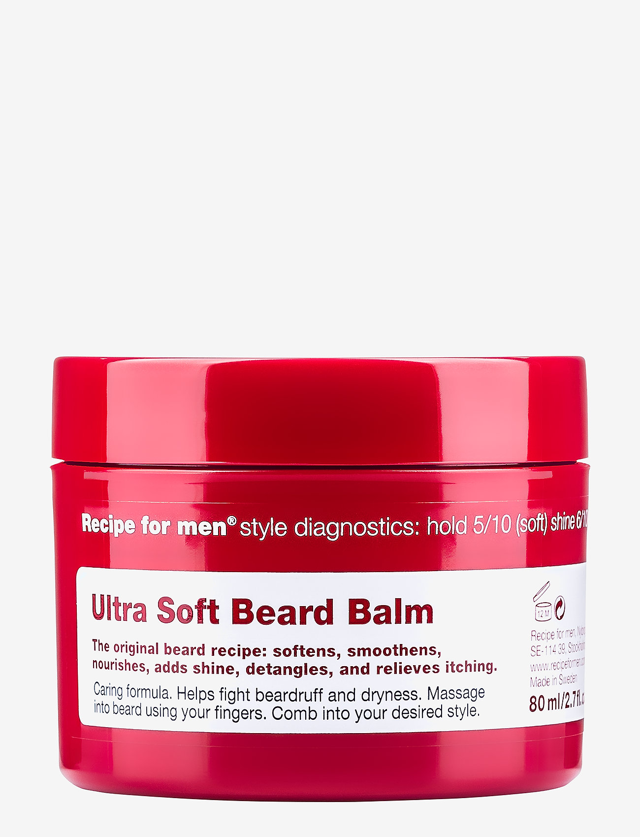 Recipe for Men Recipe Ultra Soft Beard Balm, 80 ml, Nude, Skæg Og Overskæg > Skægvoks Og Skægbalsam, Herre