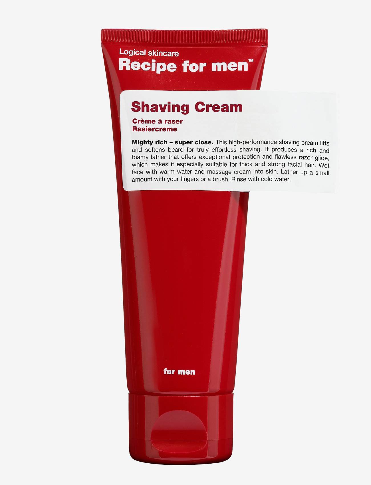 Recipe for Men - Recipe Shaving Cream - rakgel - no colour - 0