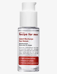 Instant Recharge Face Serum, Recipe for Men