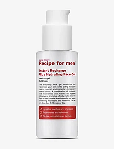 Instant Recharge Ultra Hydrating Face Gel, Recipe for Men