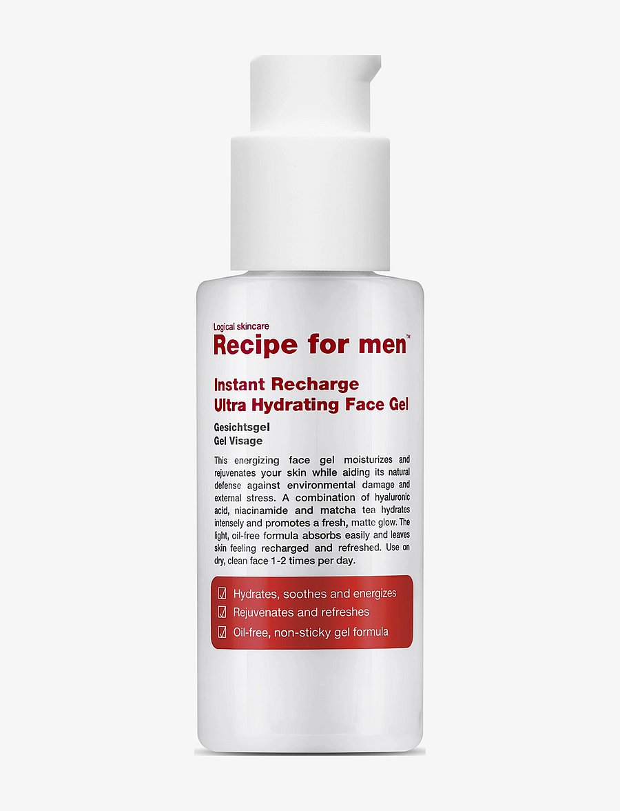 Recipe for Men - Instant Recharge Ultra Hydrating Face Gel - niisutajad - no colour - 0