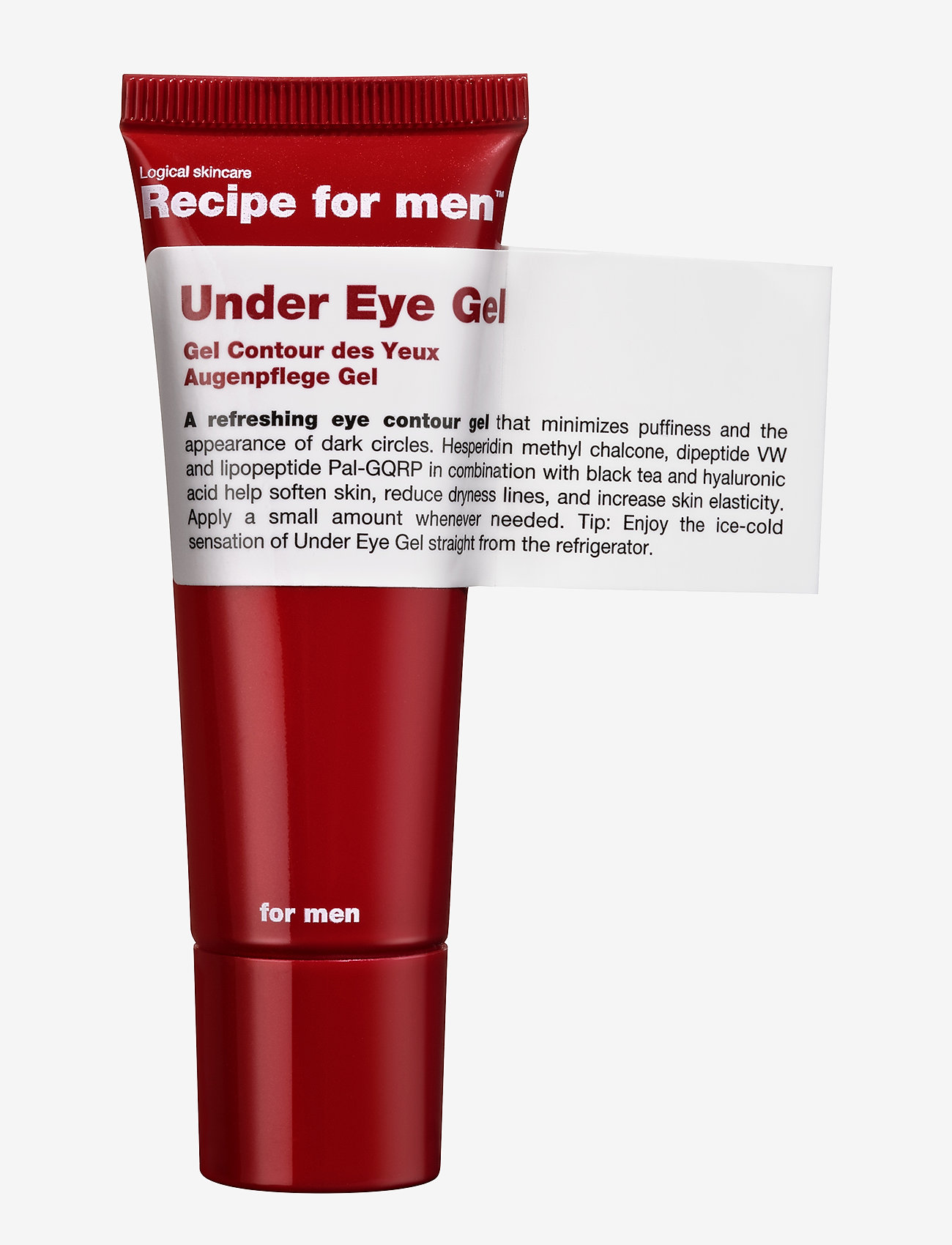 Recipe for Men Recipe Under Eye Gel, 25 ml, Nude, Ansigt > Øjencreme, Herre