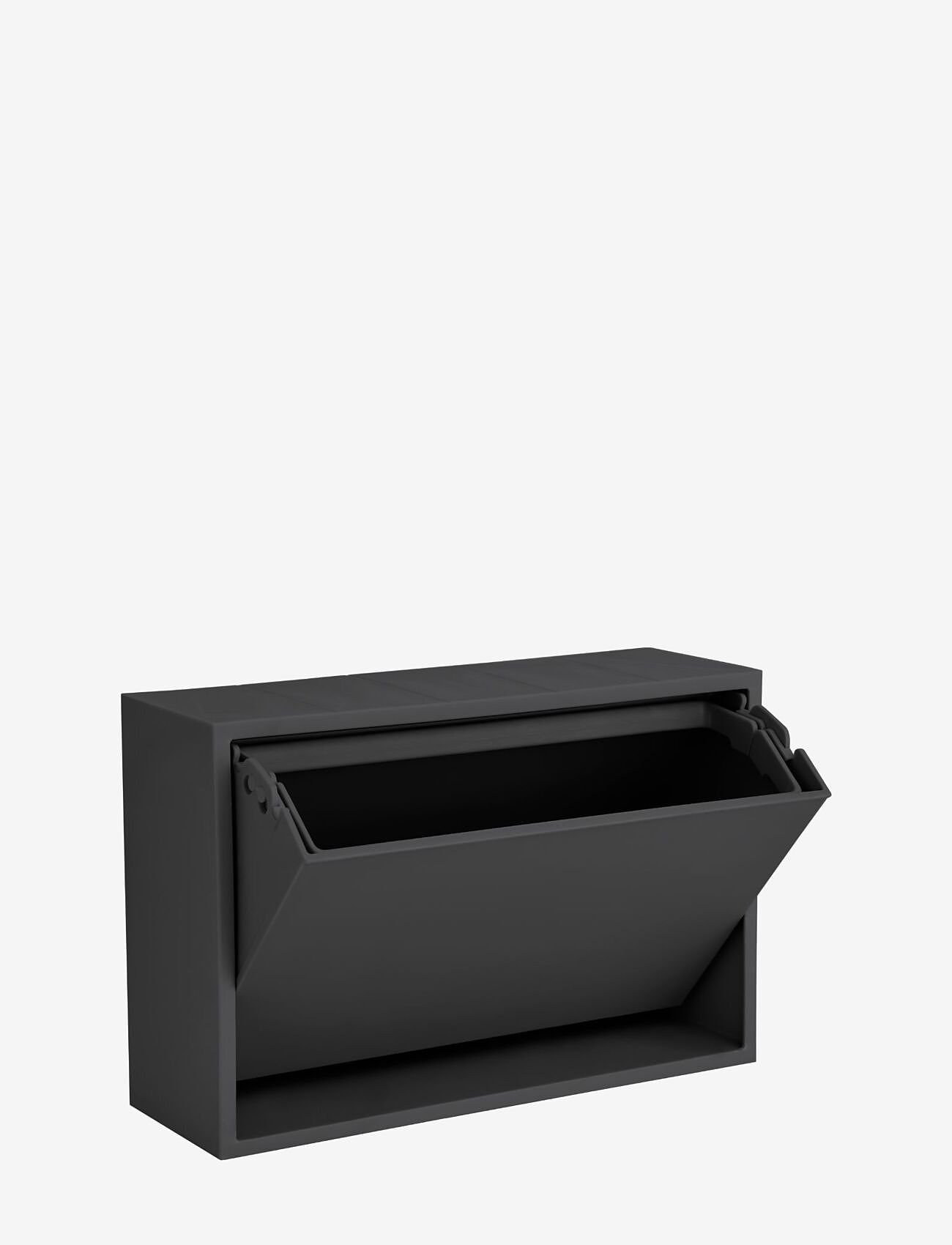 ReCollector - Stilfuld vægmonteret toiletspand - papirkurve & skraldespande - black raven - 1