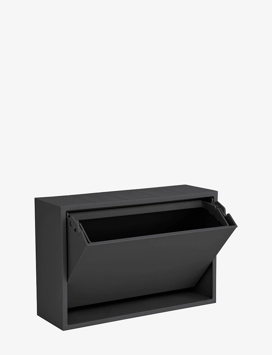 ReCollector - Stylish wall-mounted toilet bin - paberi prügikastid - black raven - 1