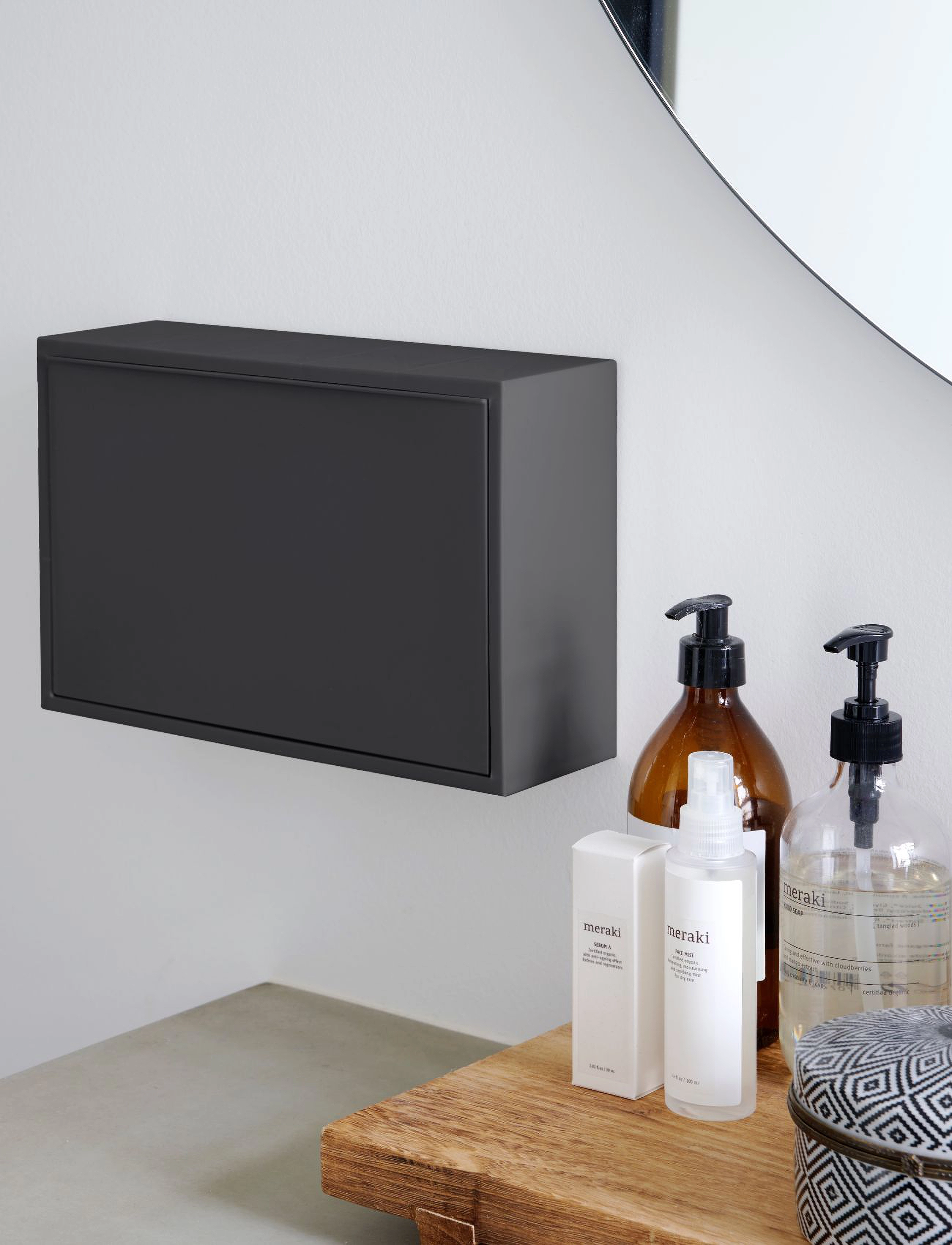 ReCollector Stilfuld Vægmonteret Toiletspand, 4 L, Storage, Schwarz - Paper Bins, Homeware
