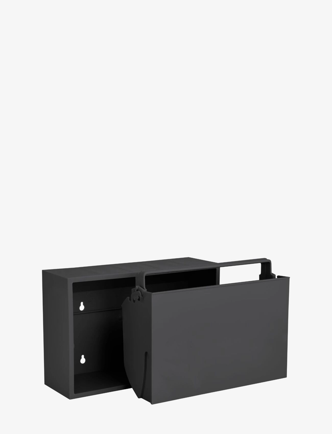 ReCollector - Stylish wall-mounted toilet bin - paberi prügikastid - black raven - 3