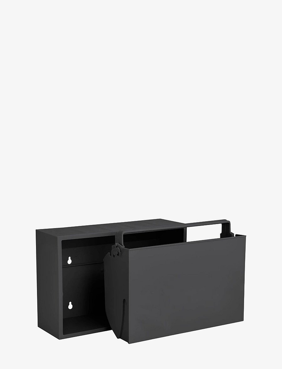 ReCollector - Stylish wall-mounted toilet bin - paberi prügikastid - black raven - 3