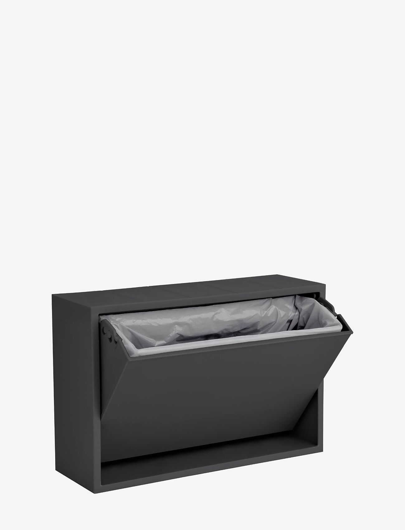 ReCollector - Stilfuld vægmonteret toiletspand - papirkurve & skraldespande - black raven - 4