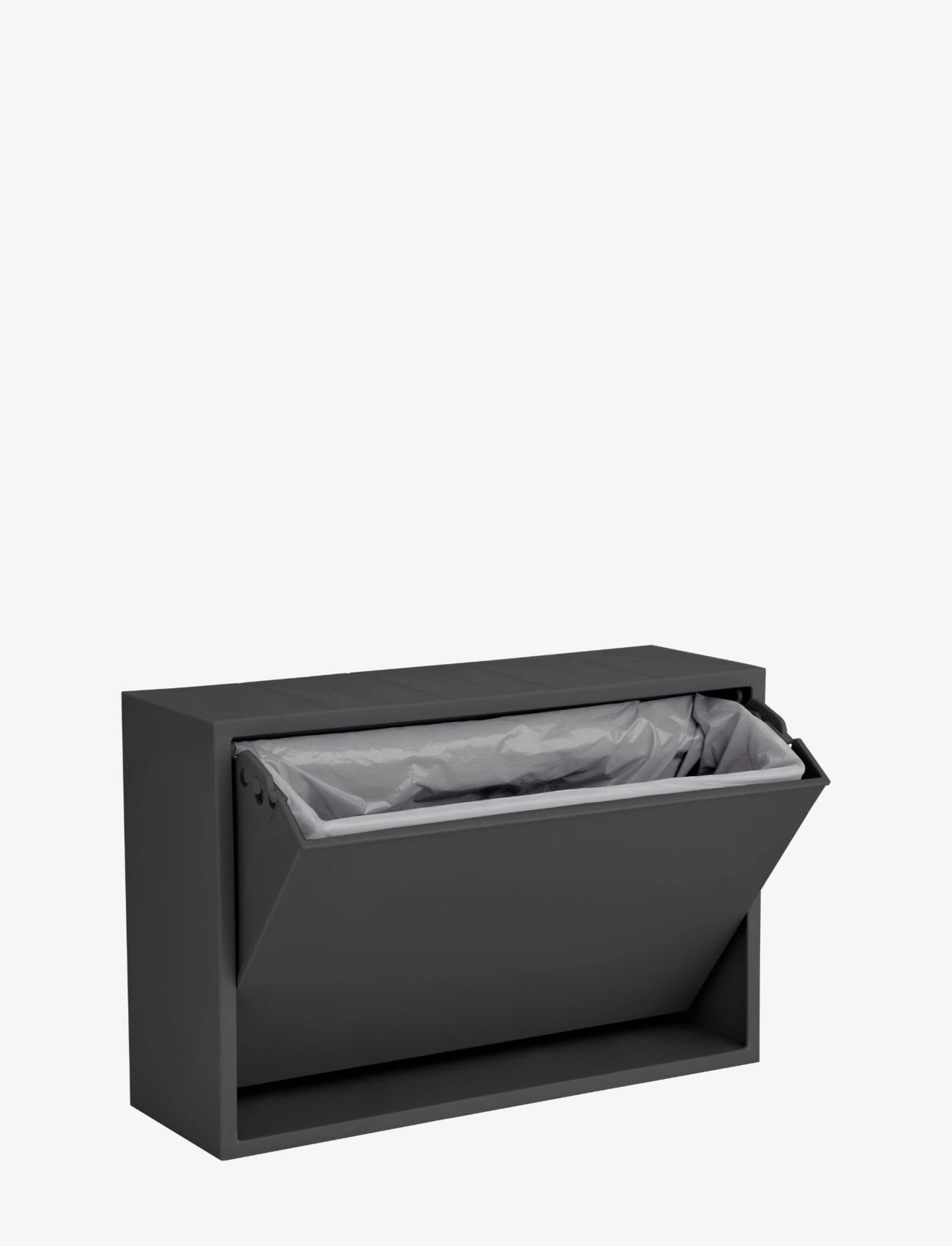 ReCollector - Stylish wall-mounted toilet bin - paberi prügikastid - black raven - 4