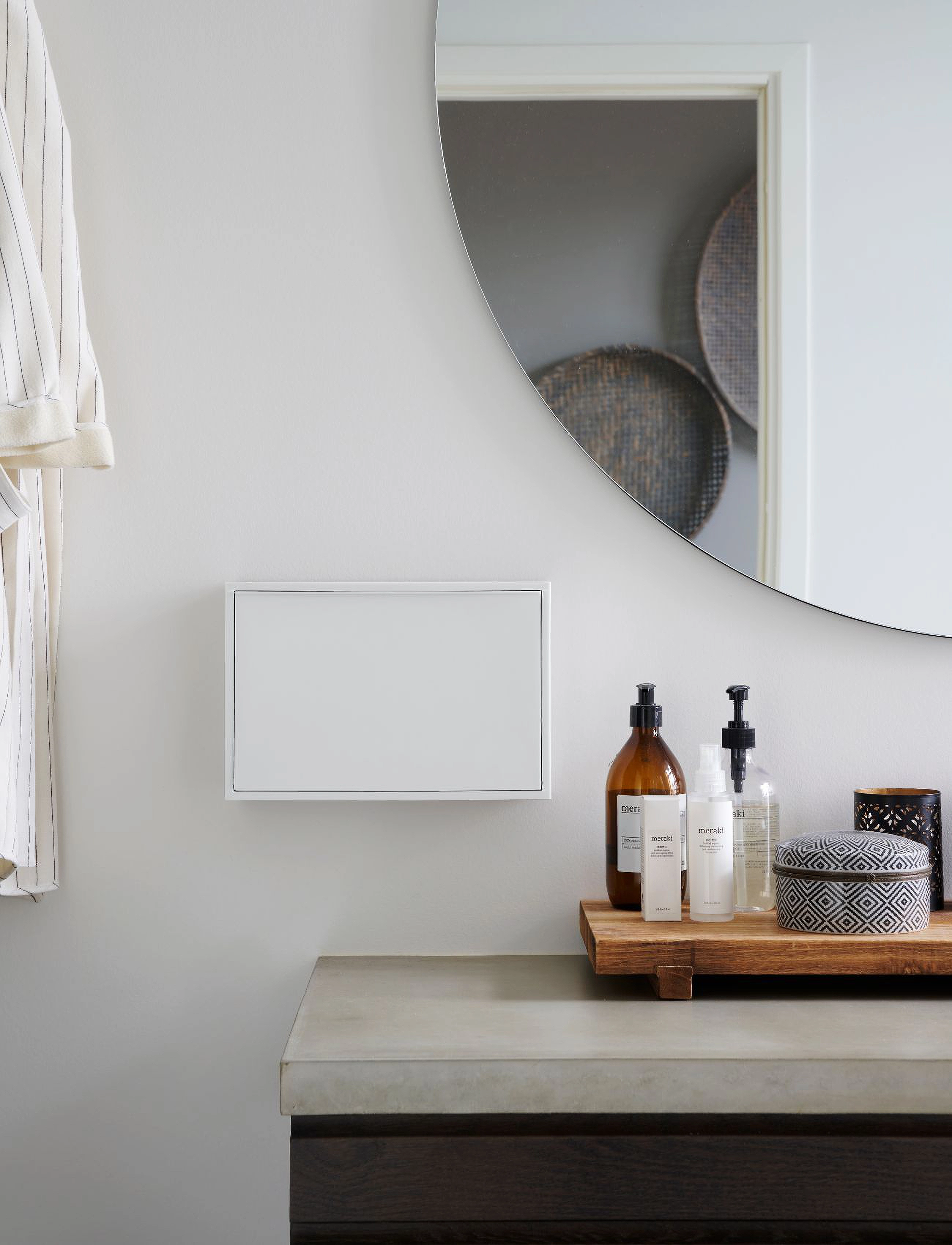 ReCollector Stilfuld Vægmonteret Toiletspand, 4 L, Storage, Weiß - Paper Bins, Homeware