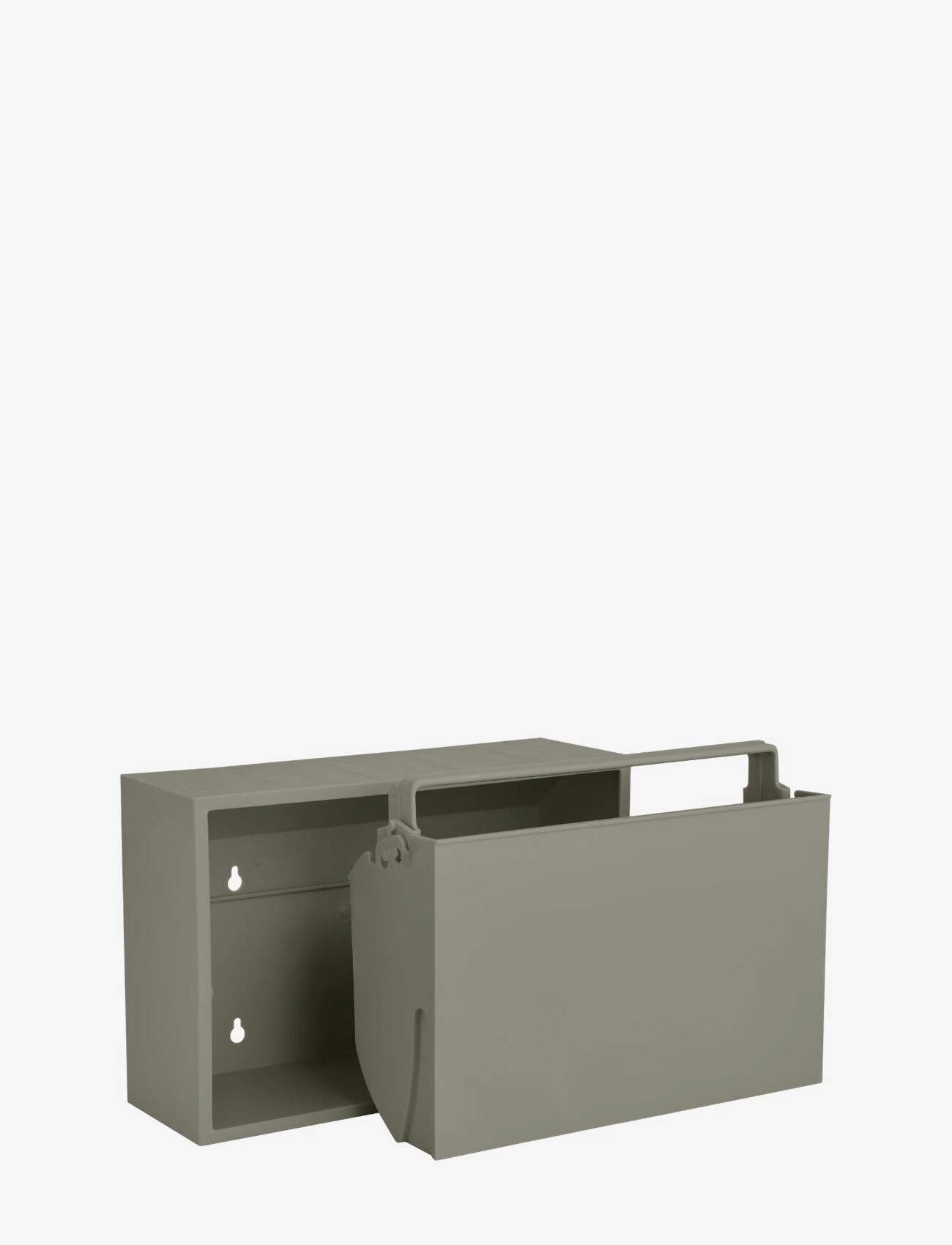 ReCollector - Stylish wall-mounted toilet bin - papierkörbe - oak green - 3