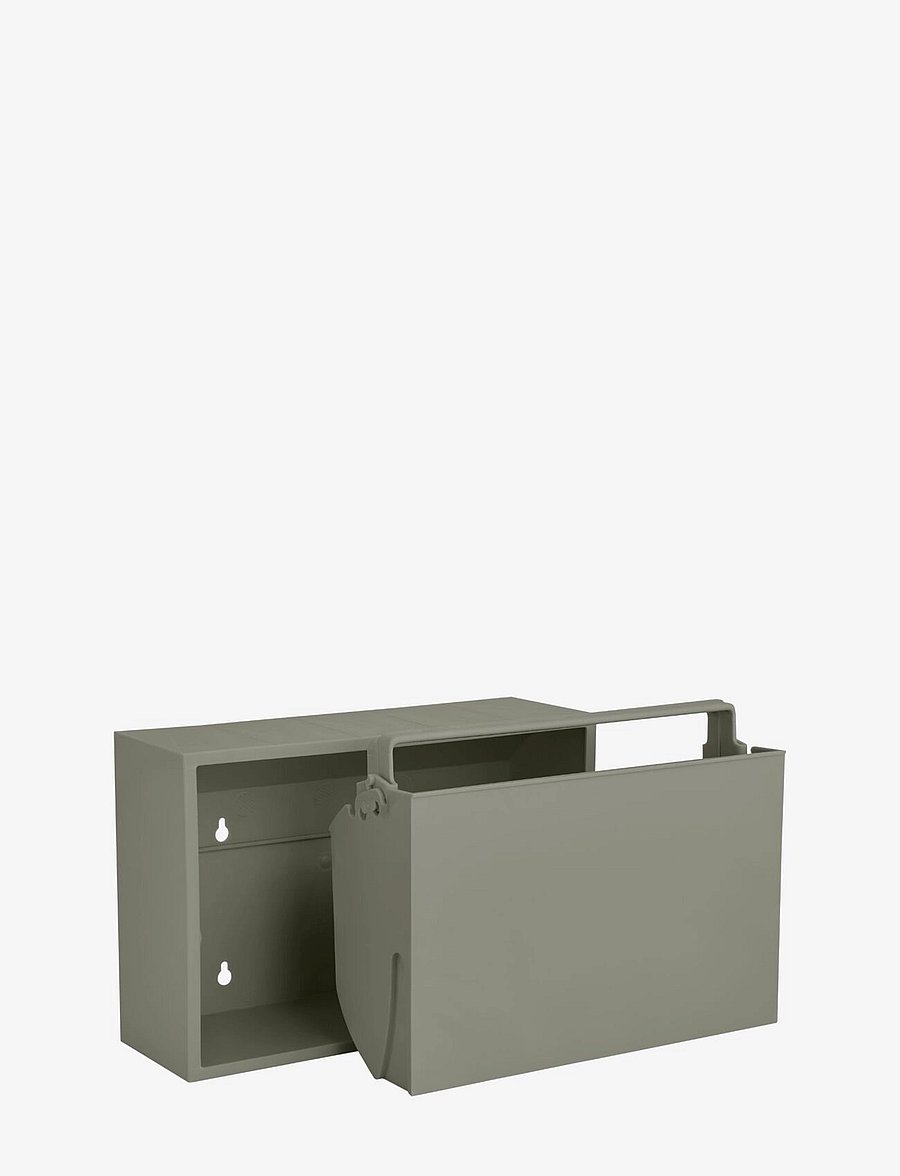 ReCollector - Stylish wall-mounted toilet bin - paberi prügikastid - oak green - 3