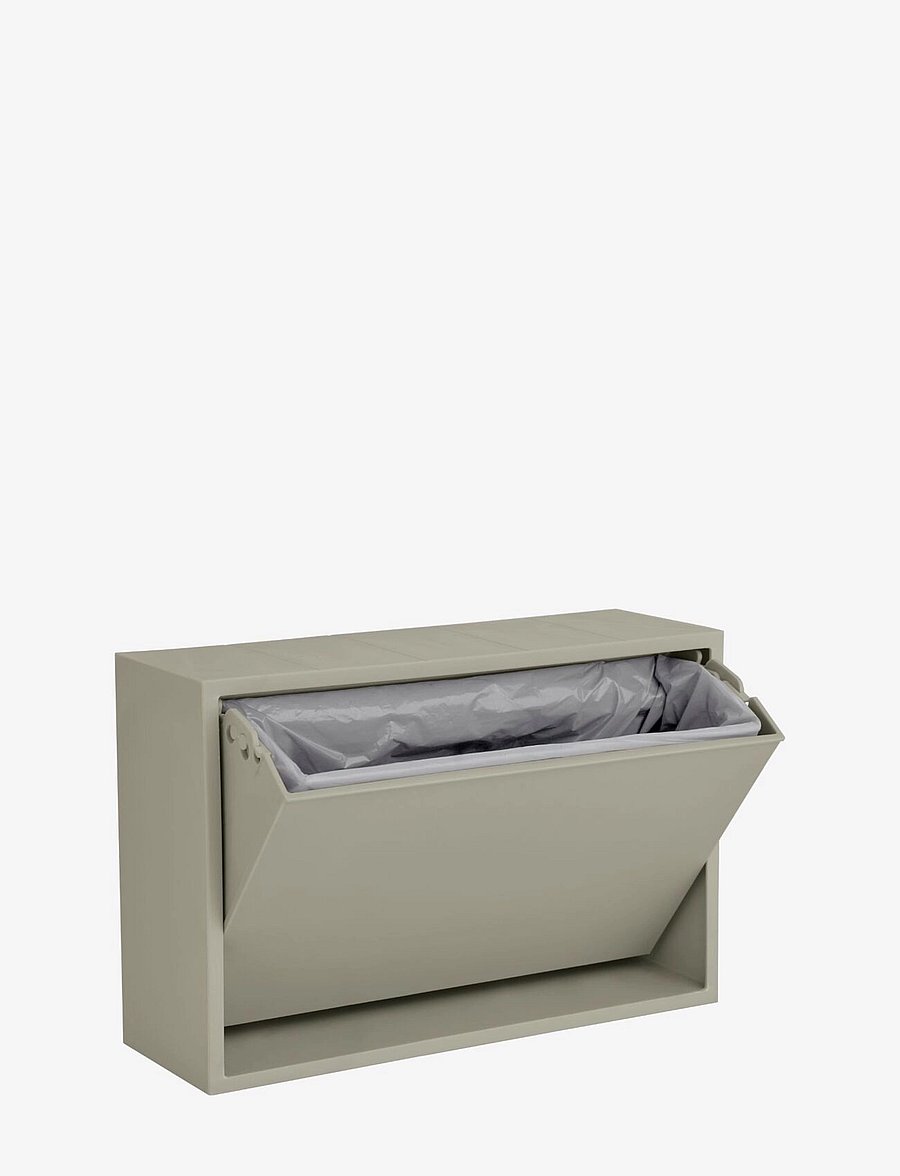 ReCollector - Stylish wall-mounted toilet bin - paberi prügikastid - oak green - 4