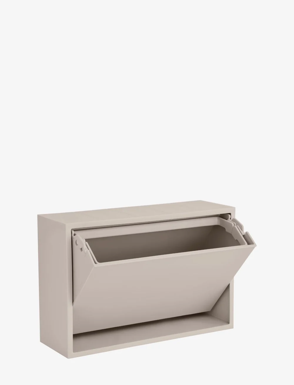 ReCollector - Stylish wall-mounted toilet bin - vannitoa sisustus - silver cloud grey - 0