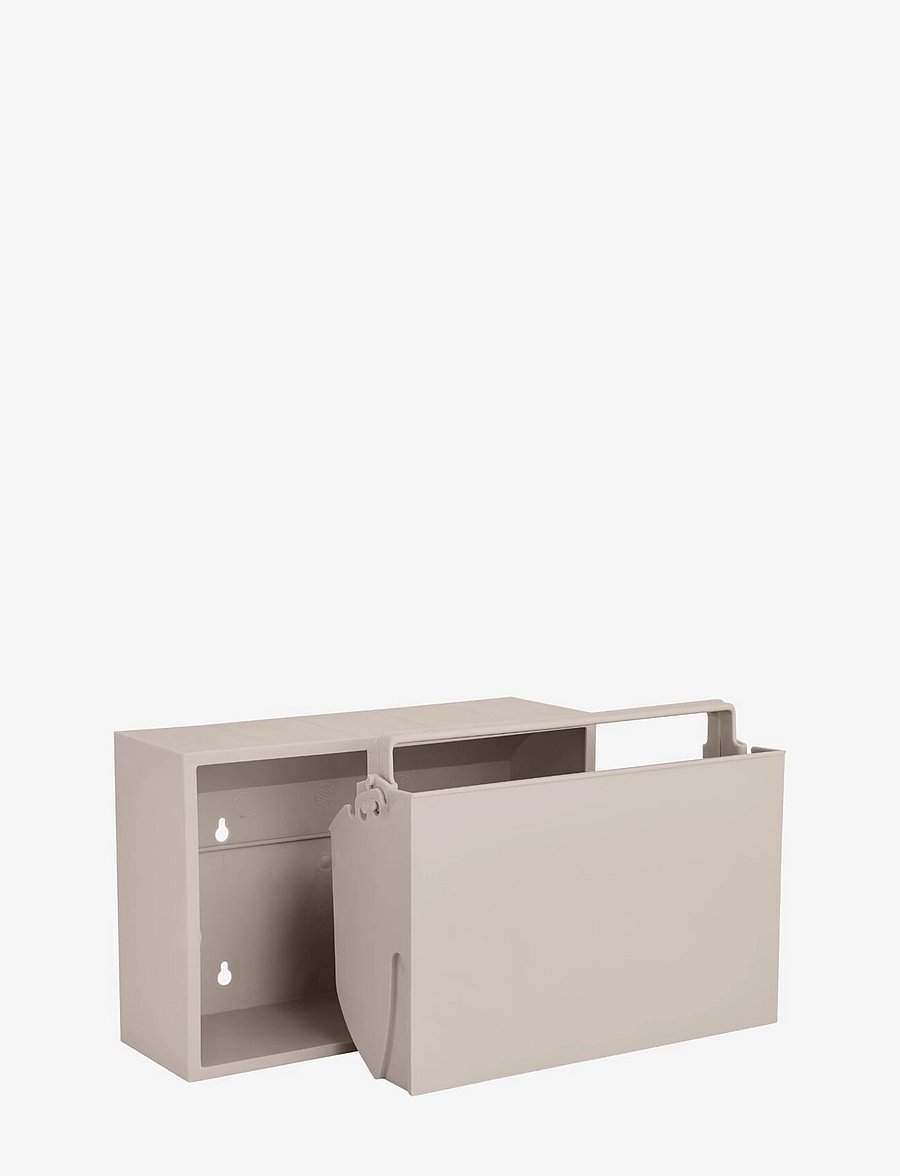 ReCollector - Stylish wall-mounted toilet bin - papierkörbe - silver cloud grey - 3