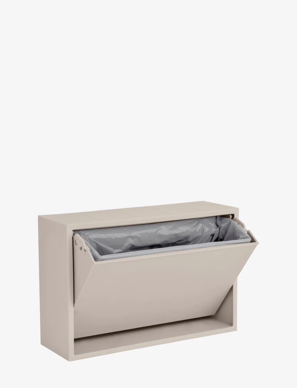 ReCollector - Stylish wall-mounted toilet bin - vannitoa sisustus - silver cloud grey - 3