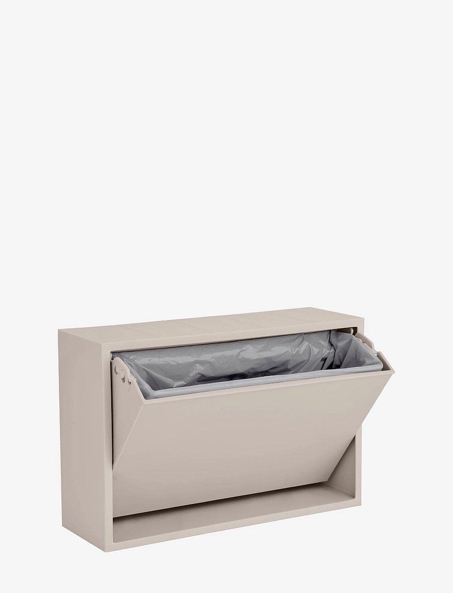 ReCollector - Stylish wall-mounted toilet bin - papierkörbe - silver cloud grey - 4