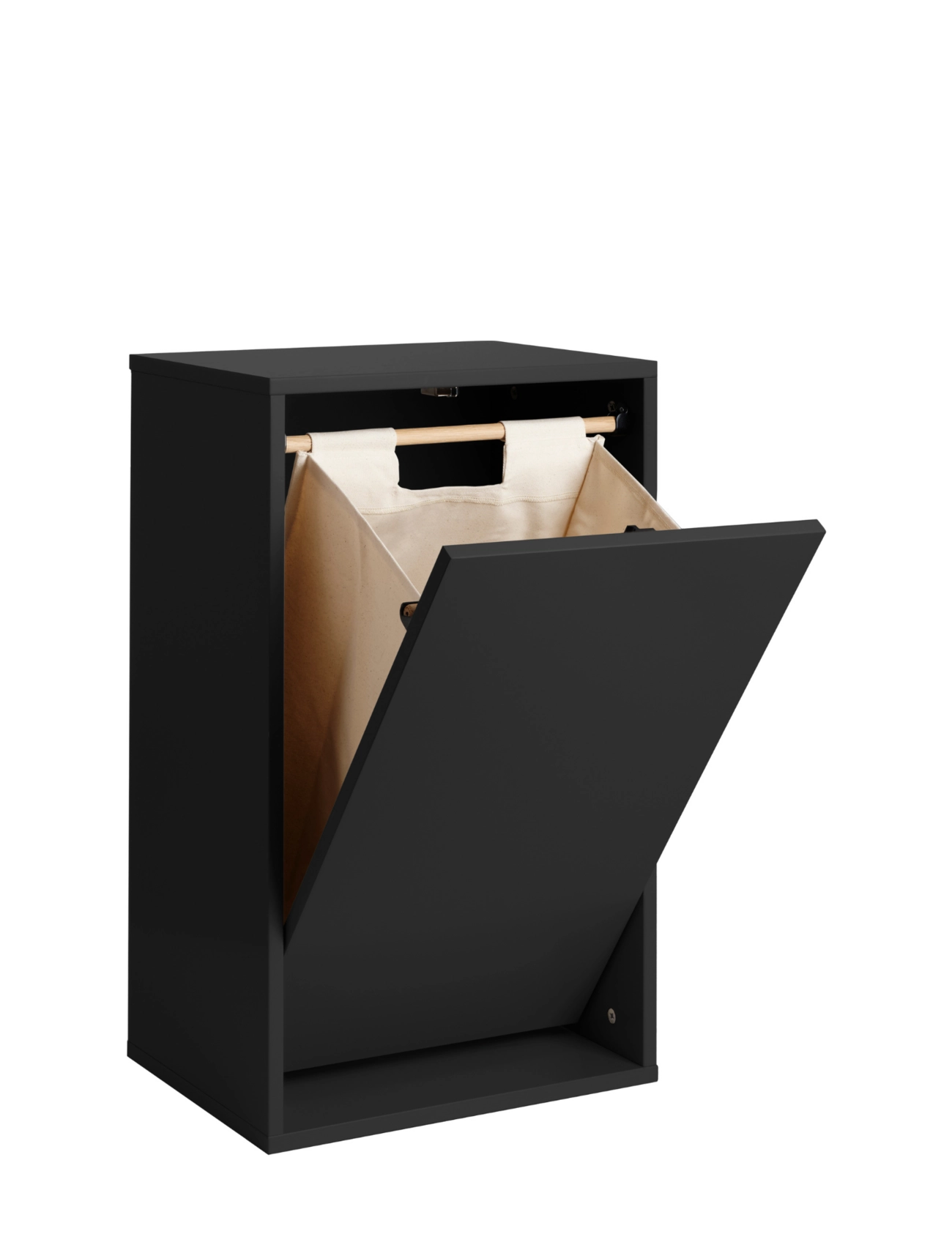 ReCollector Smart Vægmonteret Vasketøjskurv, 43X70X30 cm, Storage, Schwarz - Laundry Baskets, Homeware