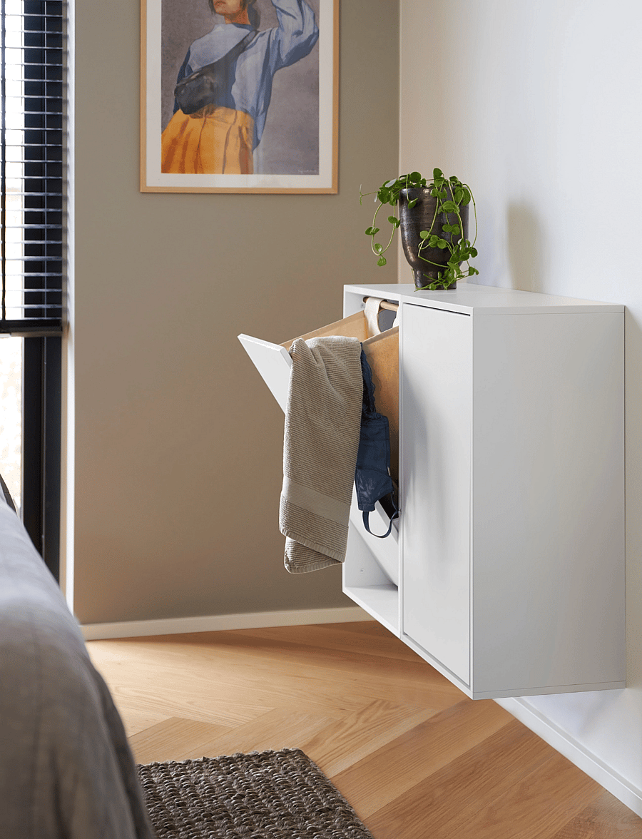 ReCollector - Smart wall-mounted laundry basket - pesukorvid - brilliant white - 2