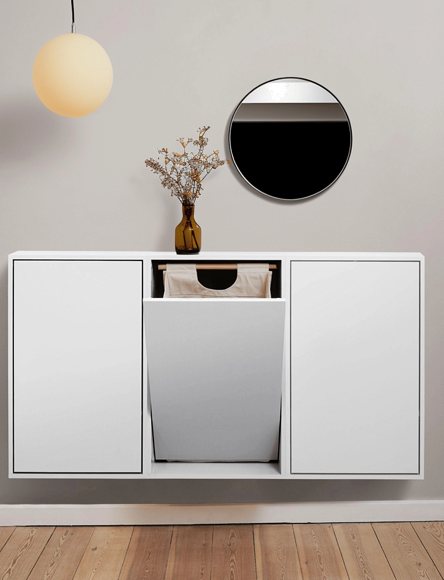 ReCollector - Smart wall-mounted laundry basket - pesukorvid - brilliant white - 3