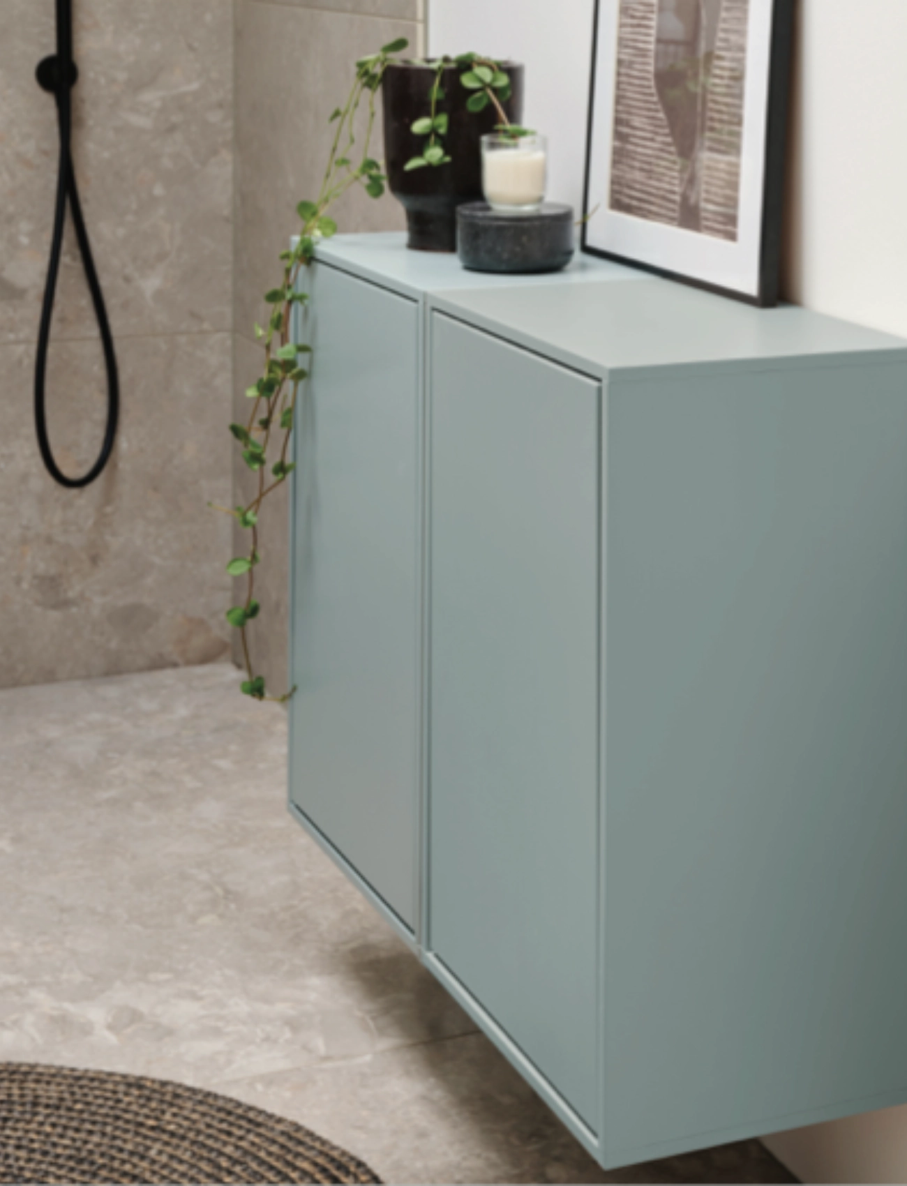 ReCollector - Smart väggmonterad tvättkorg - tvättkorgar - iron blue - 4