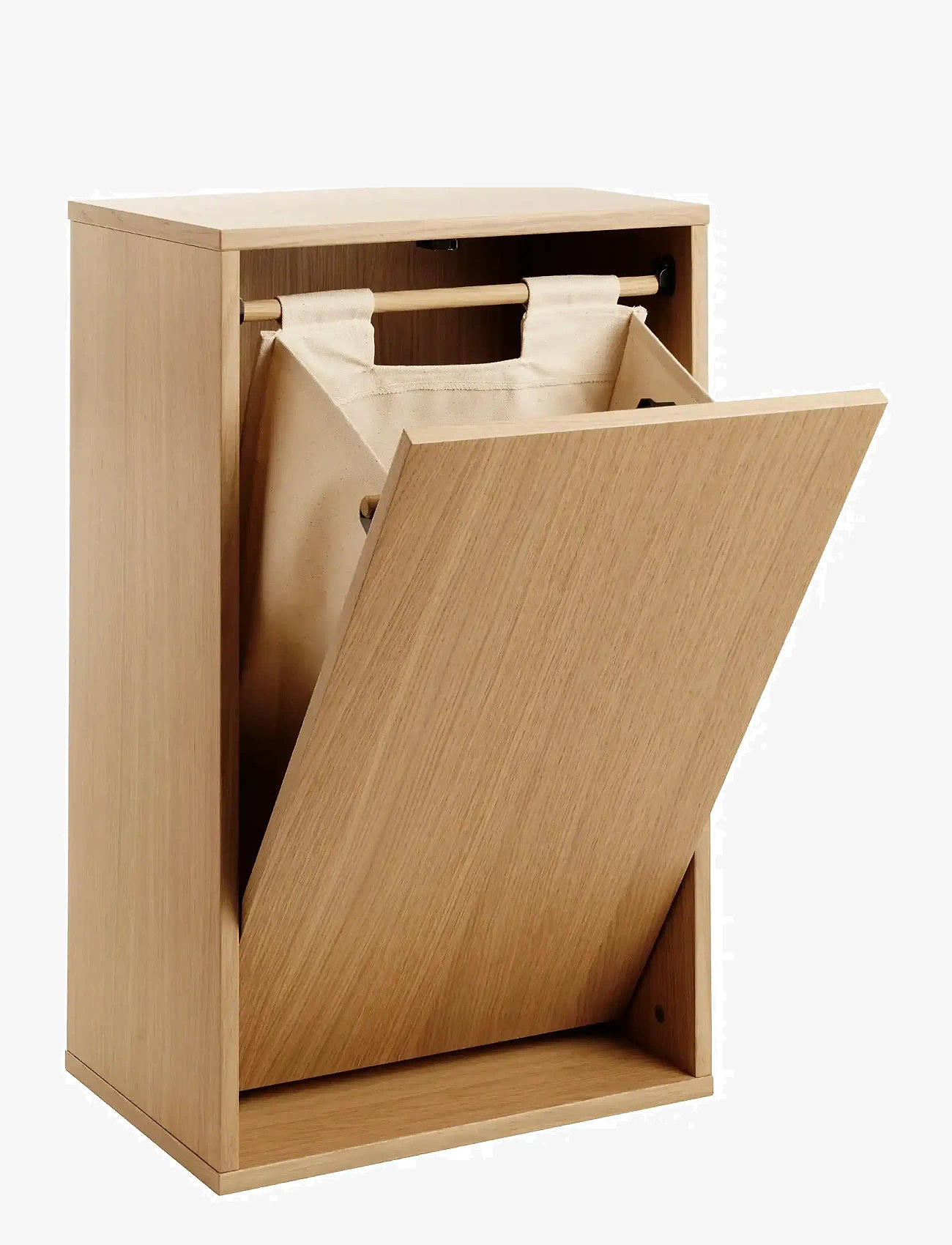 ReCollector - Smart vægmonteret vasketøjskurv - vasketøjskurve - nordic oak - 1