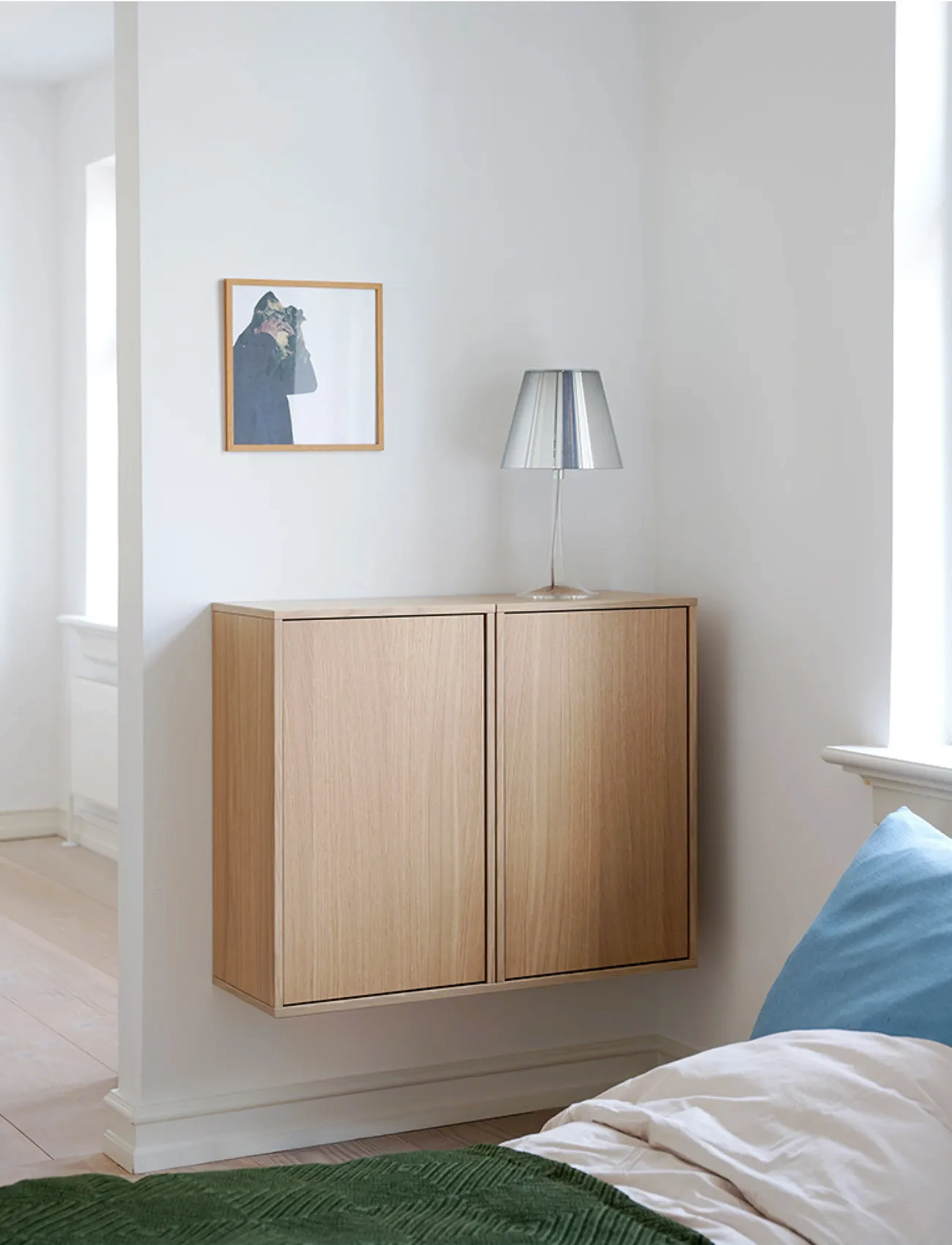 ReCollector - Smart wall-mounted laundry basket - laundry baskets - nordic oak - 5