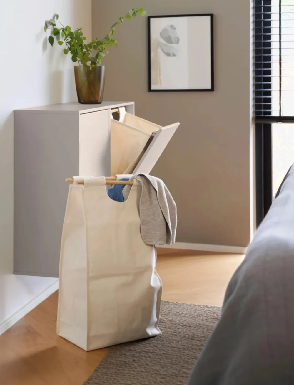 ReCollector - Smart wall-mounted laundry basket - Þvottakörfur - silver cloud grey - 2