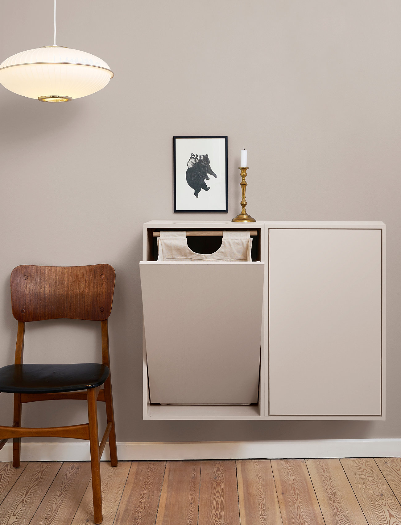 ReCollector - Smart wall-mounted laundry basket - osta hinna alusel - silver cloud grey - 3