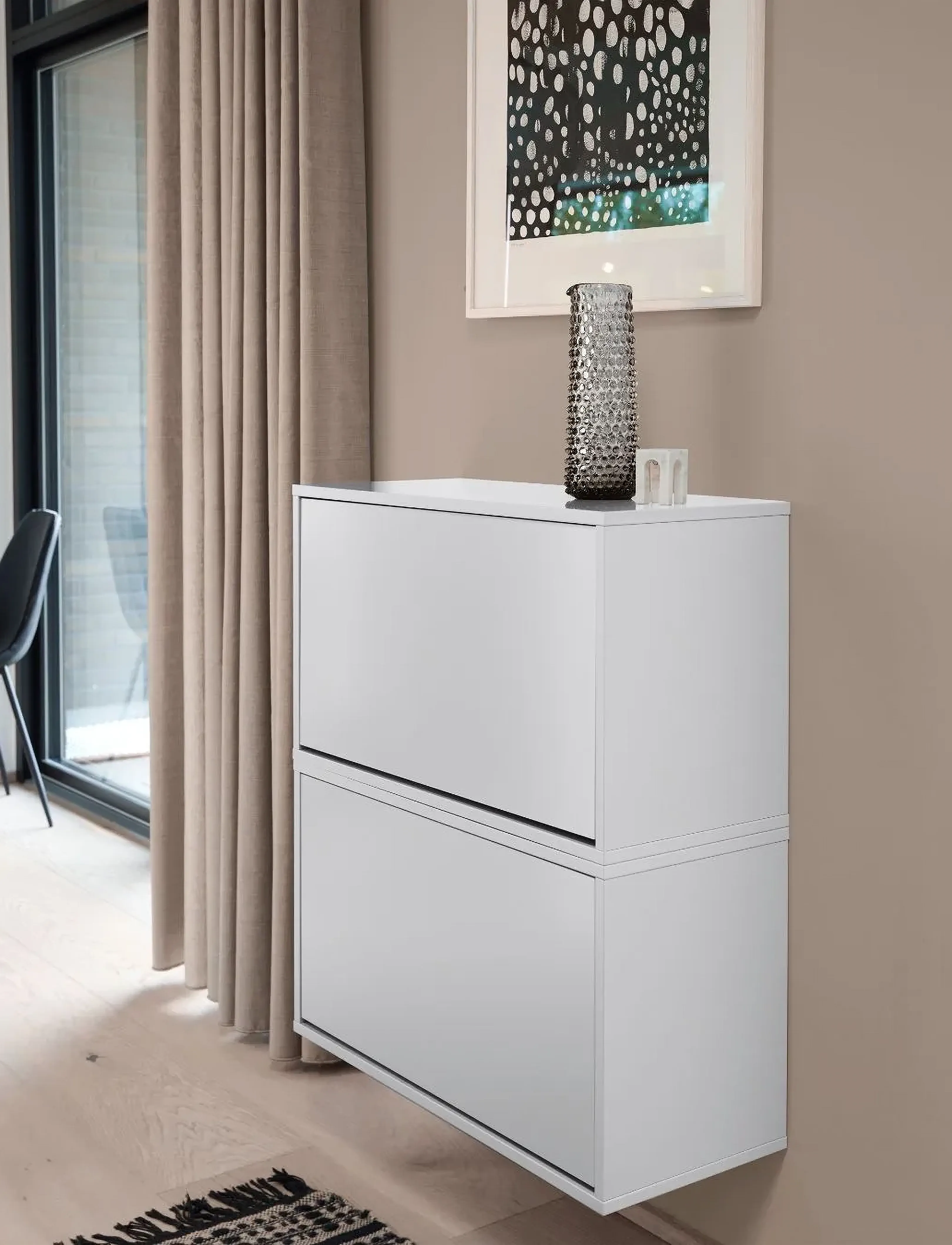 ReCollector - Elegant wall-mounted Shoe Box - schuhregale und tabletts - brilliant white - 3