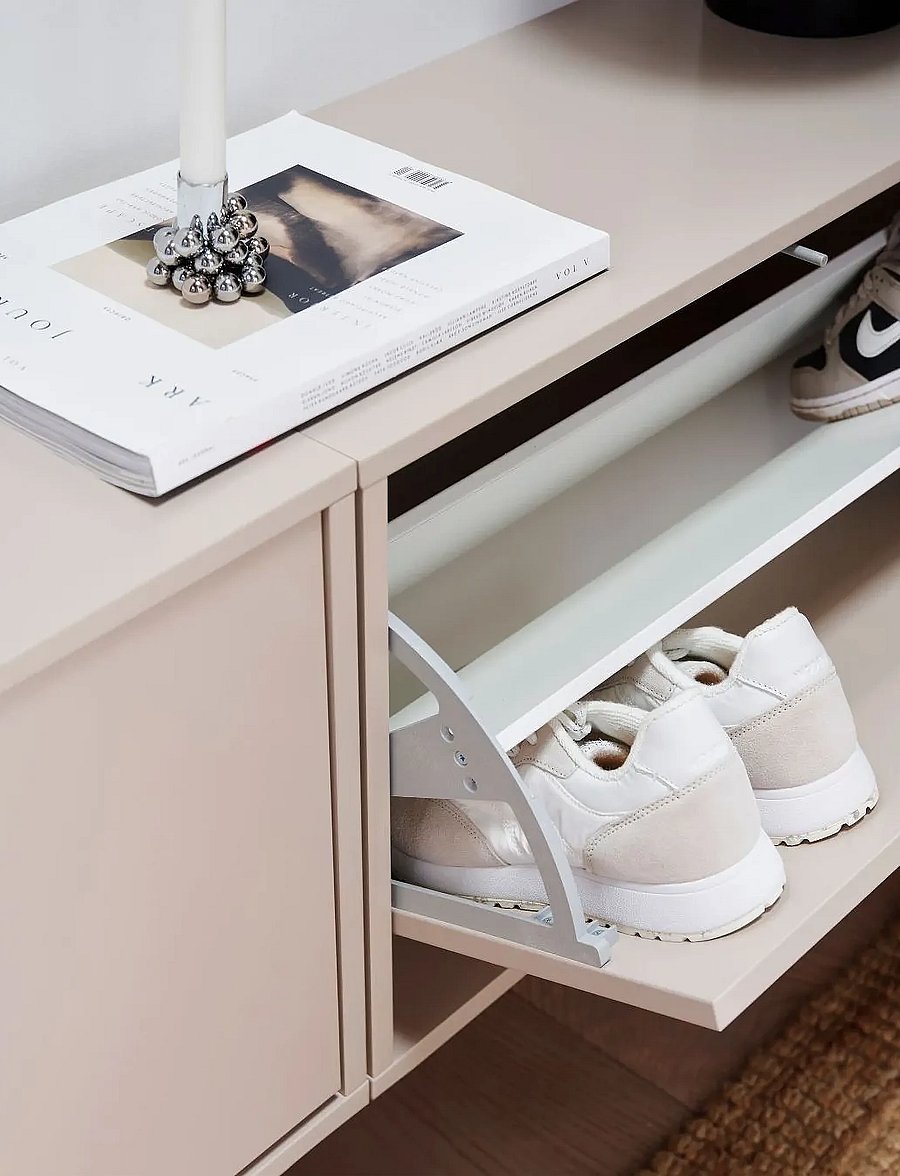 ReCollector - Elegant wall-mounted Shoe Box - schuhregale und tabletts - silver cloud grey - 3