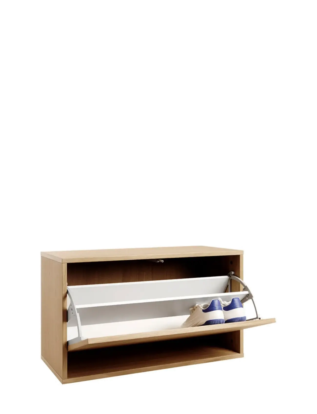ReCollector - Elegant wall-mounted Shoe Box - skóhillur og skóbakkar - warm oak - 2